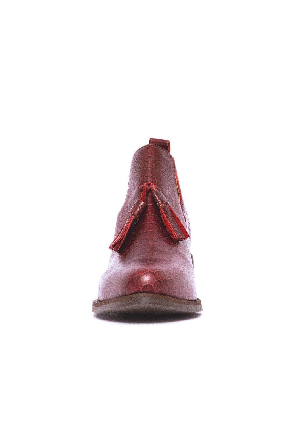 Botin Mujer De Cuero Adriana Burdeo C10-2