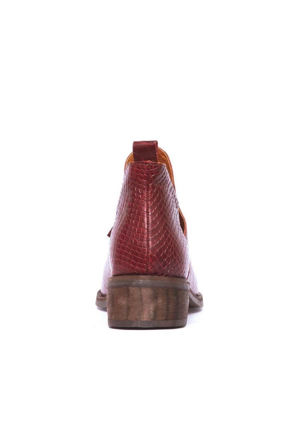 Botin Mujer De Cuero Adriana Burdeo C10-4