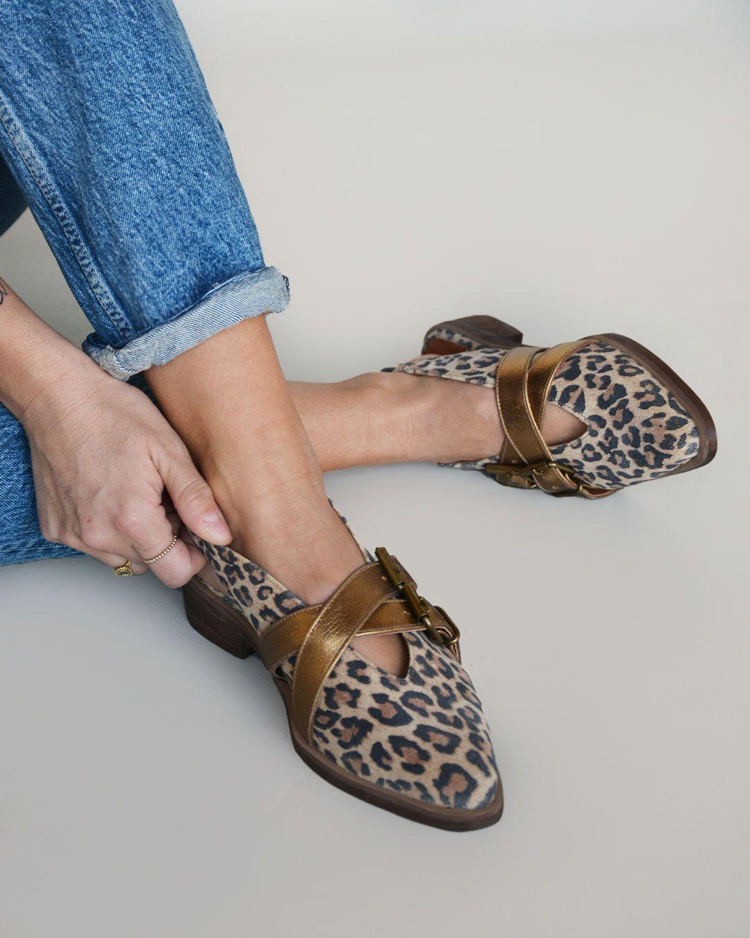 Zapato De Cuero Avellano C2 Print Giani Dafirenze-1