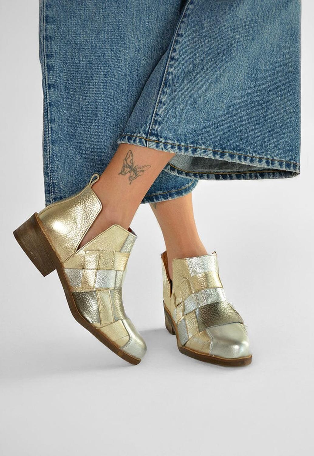 Botin Mujer / Baia Metálico-0