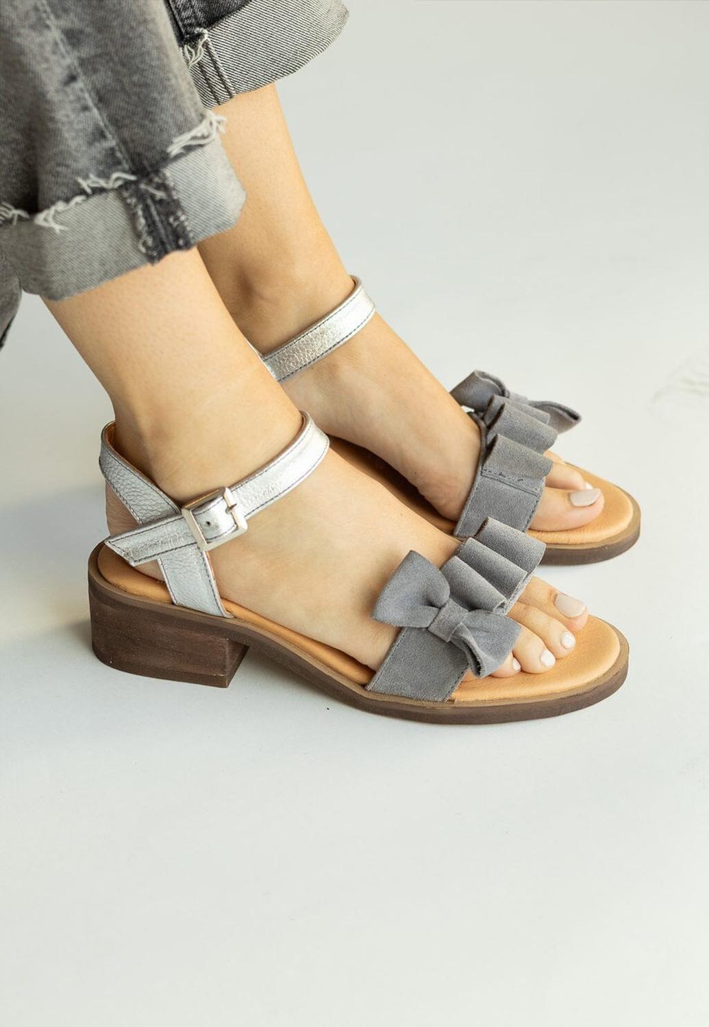 Sandalia Mujer / Nogal Gris-6