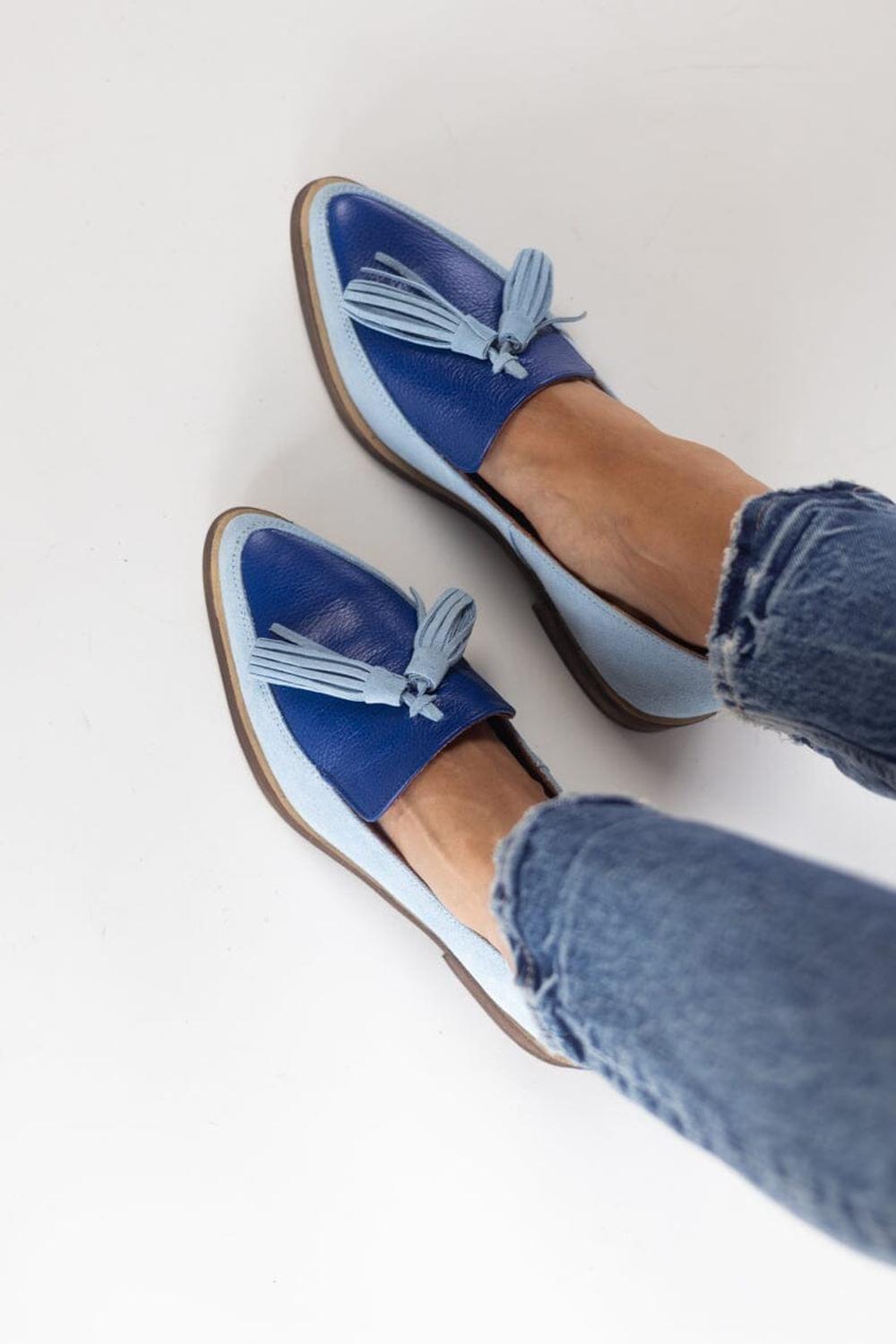 Zapato Mujer / Allegra Celeste-7