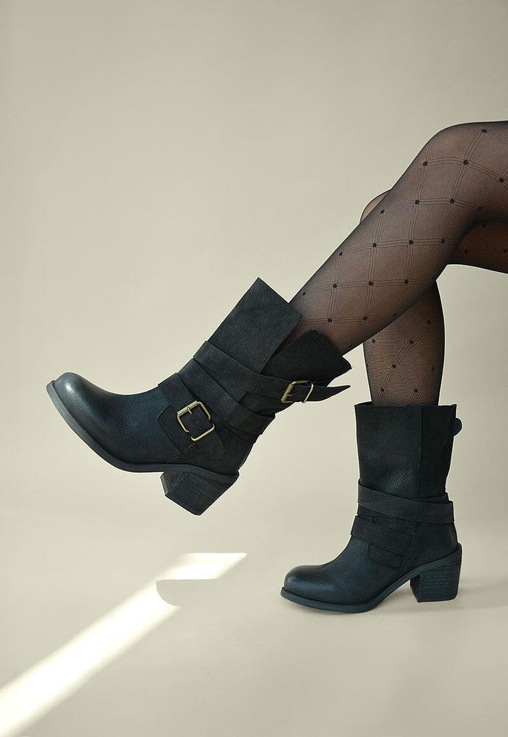 Bota Mujer / Mercedes Negro-6