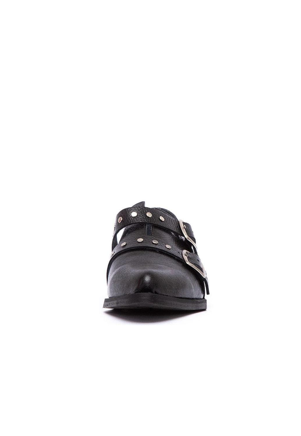 Zapato Mujer De Cuero Juana Negro C1-1