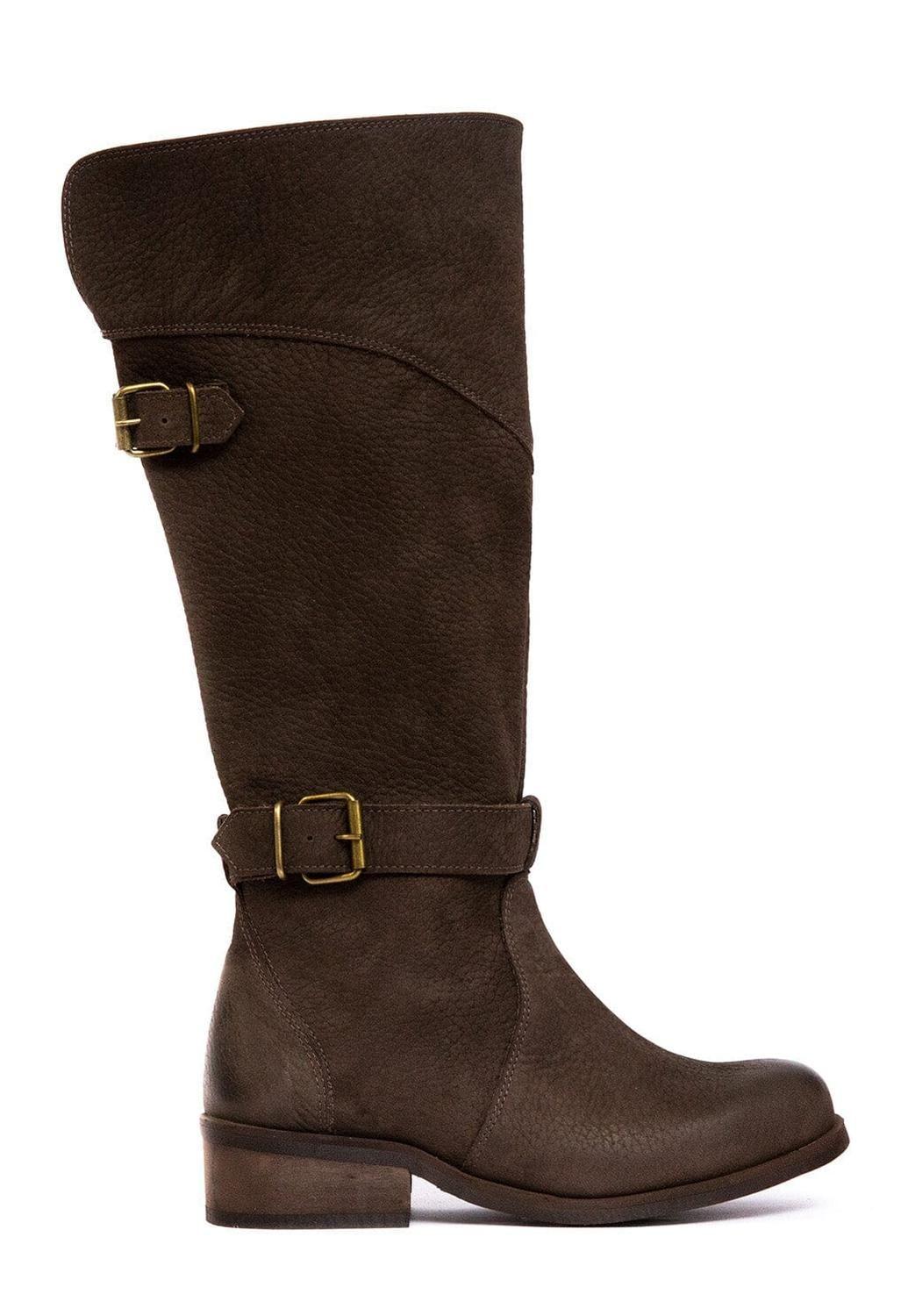 Bota Mujer De Cuero Harriet Café C2-0