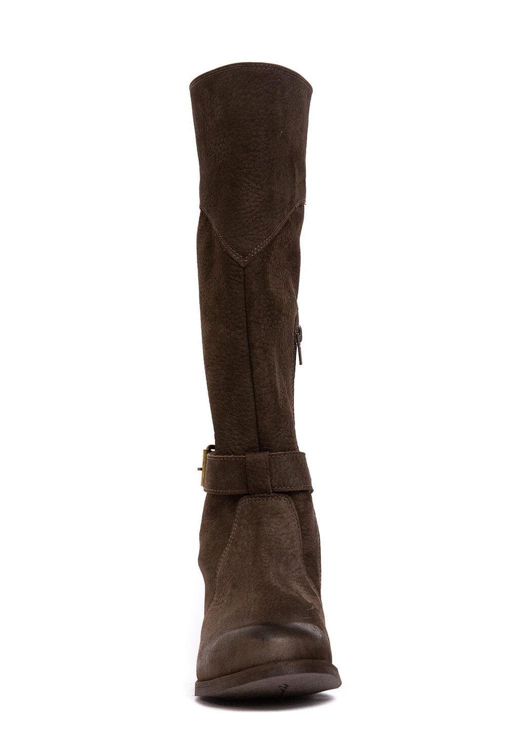 Bota Mujer De Cuero Harriet Café C2-2