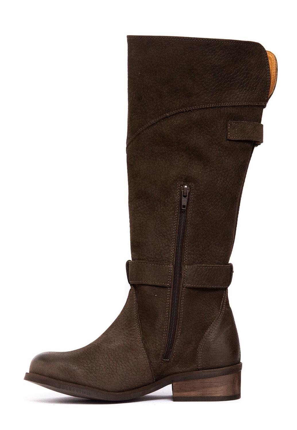Bota Mujer De Cuero Harriet Café C2-3