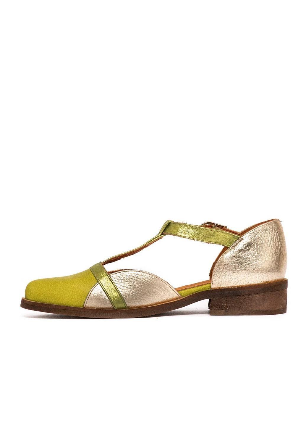 Zapato Mujer / Pomarino Verde Niquel-3