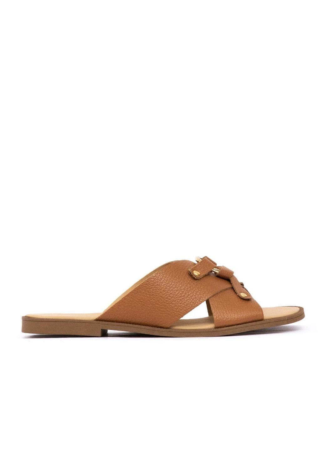 Sandalia Mujer / Vita Camel-0