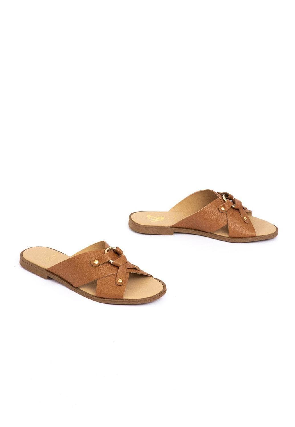 Sandalia Mujer / Vita Camel-5