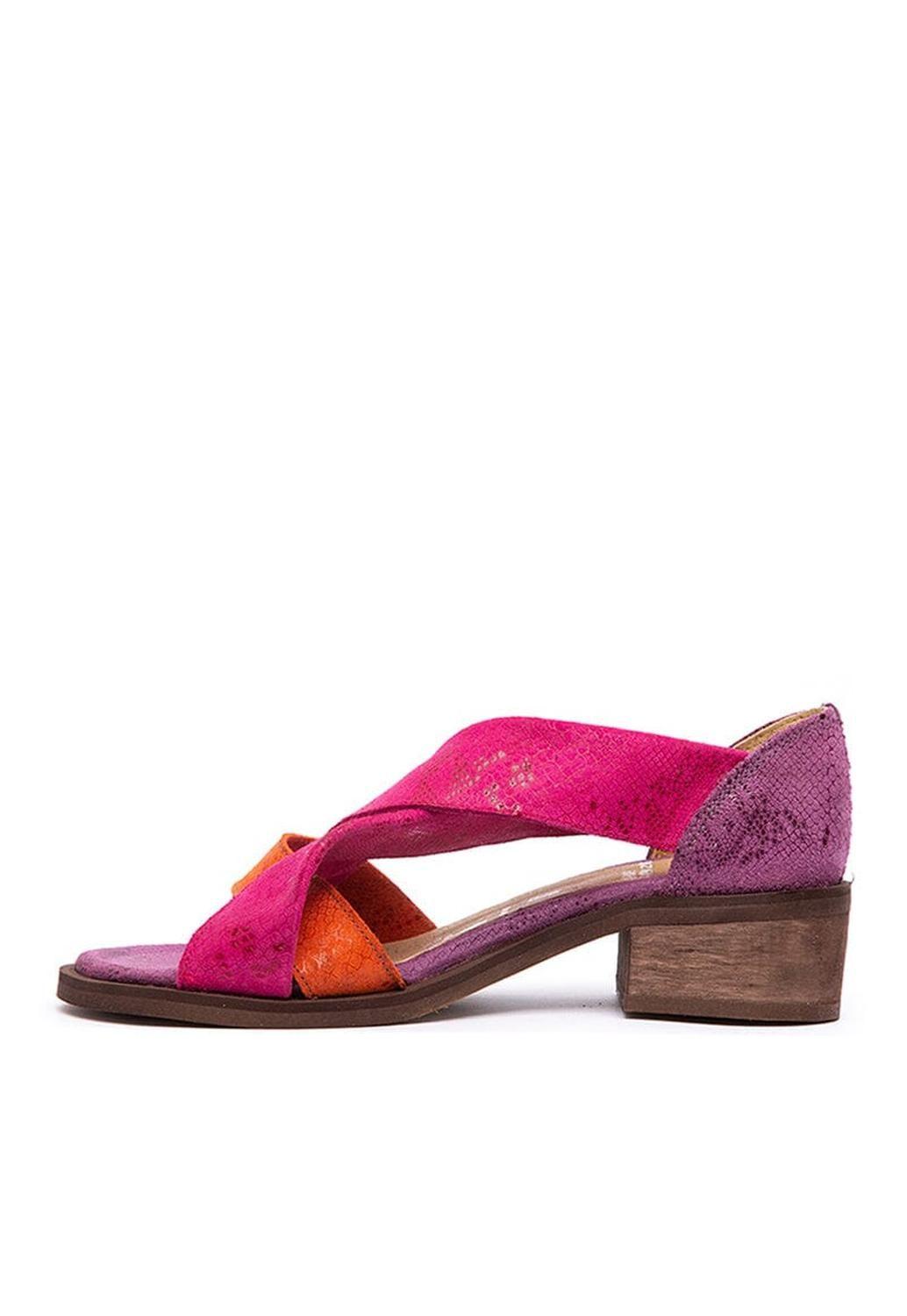 Sandalia Mujer / Tortolita Fucsia Naranjo-3