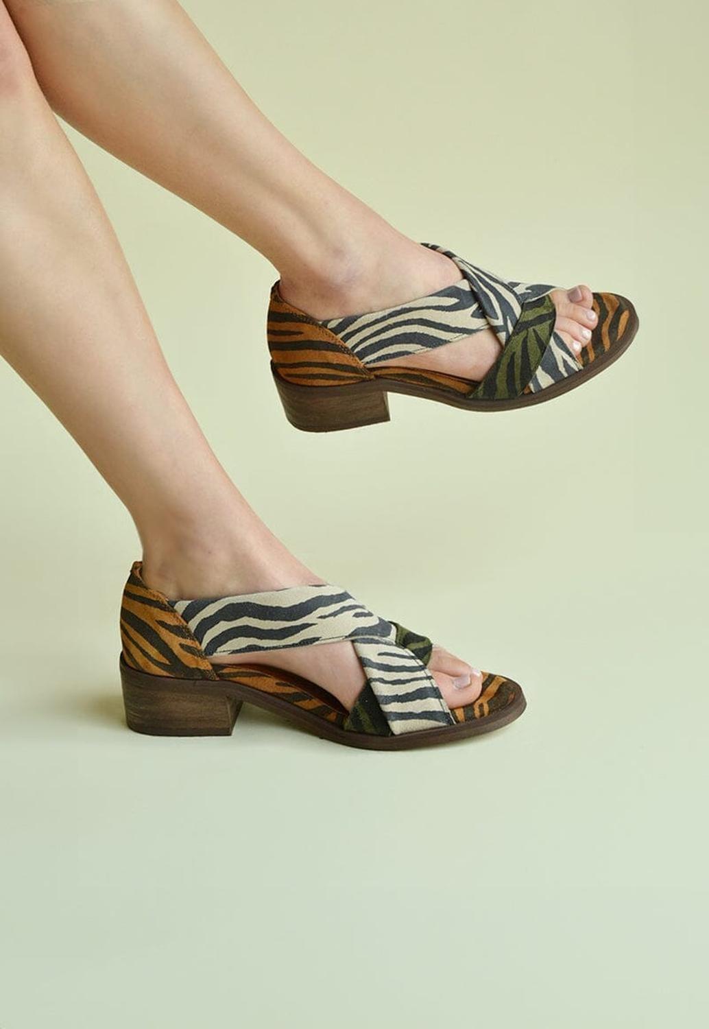 Sandalia Mujer / Tortolita Zebra-6