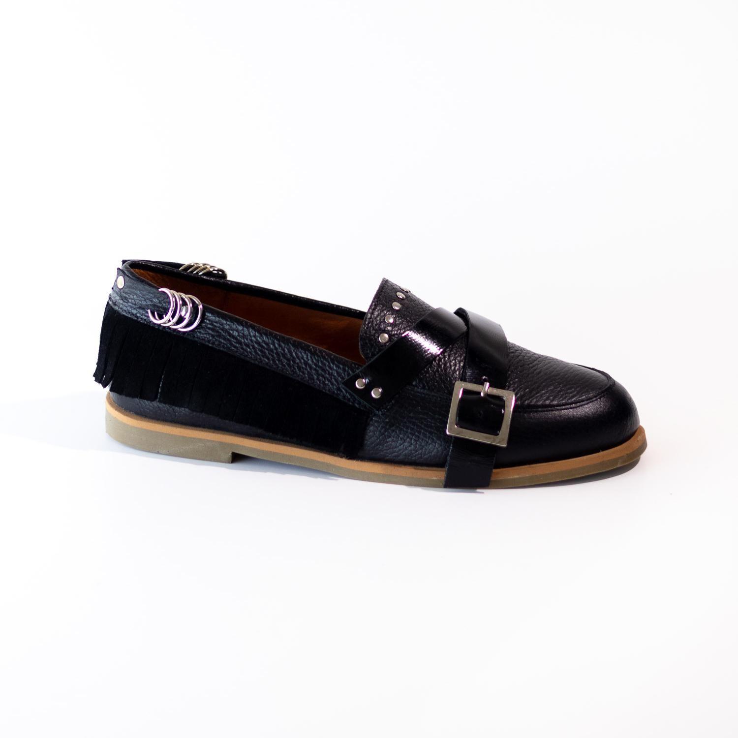Mocasin Mujer / Fresia Negro-0