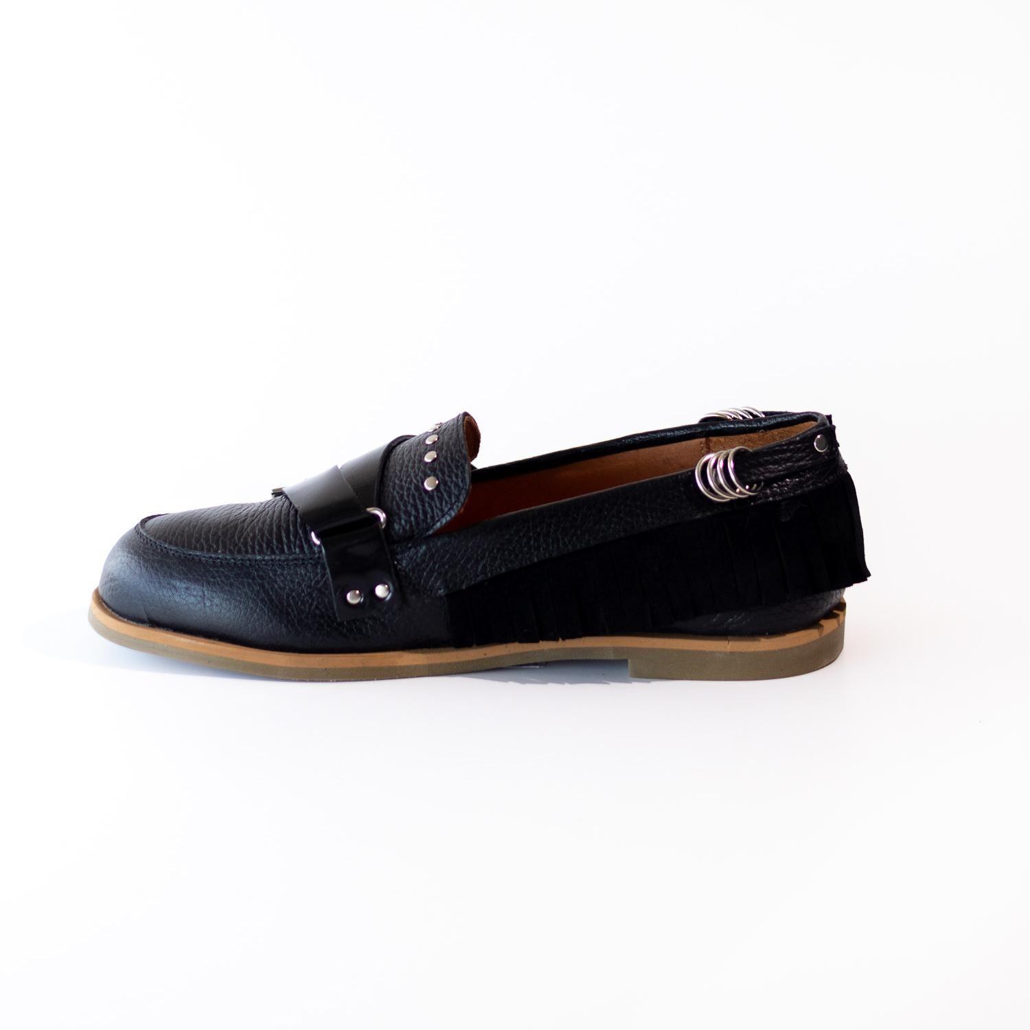 Mocasin Mujer / Fresia Negro-2