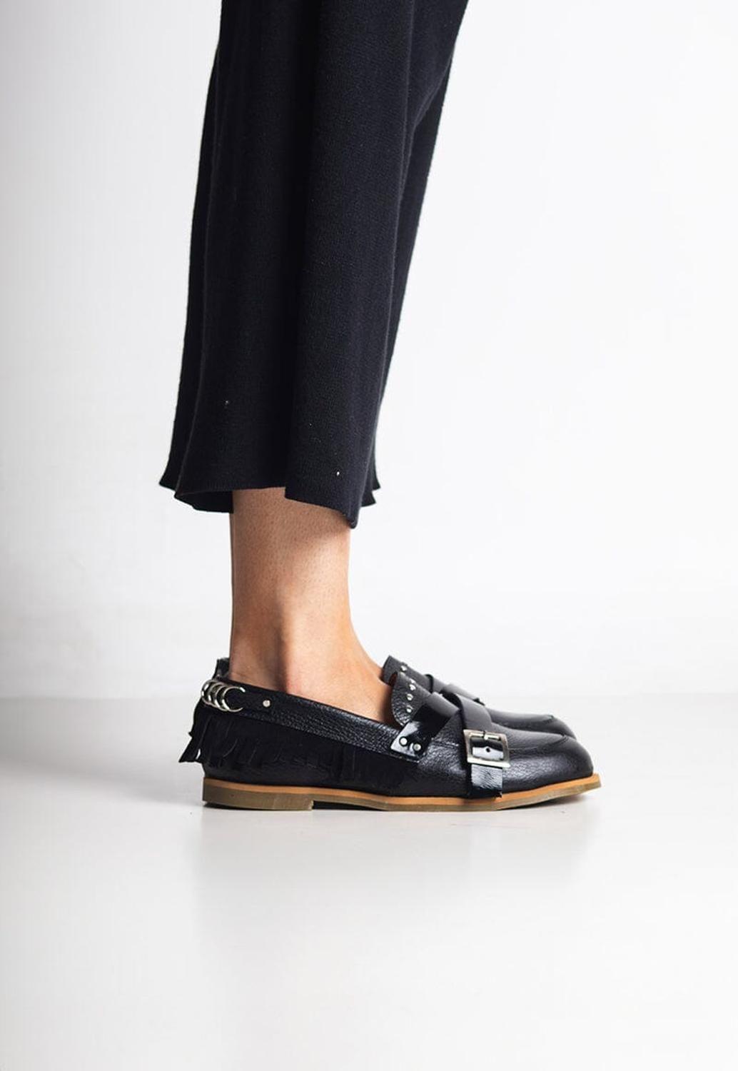 Mocasin Mujer / Fresia Negro-5