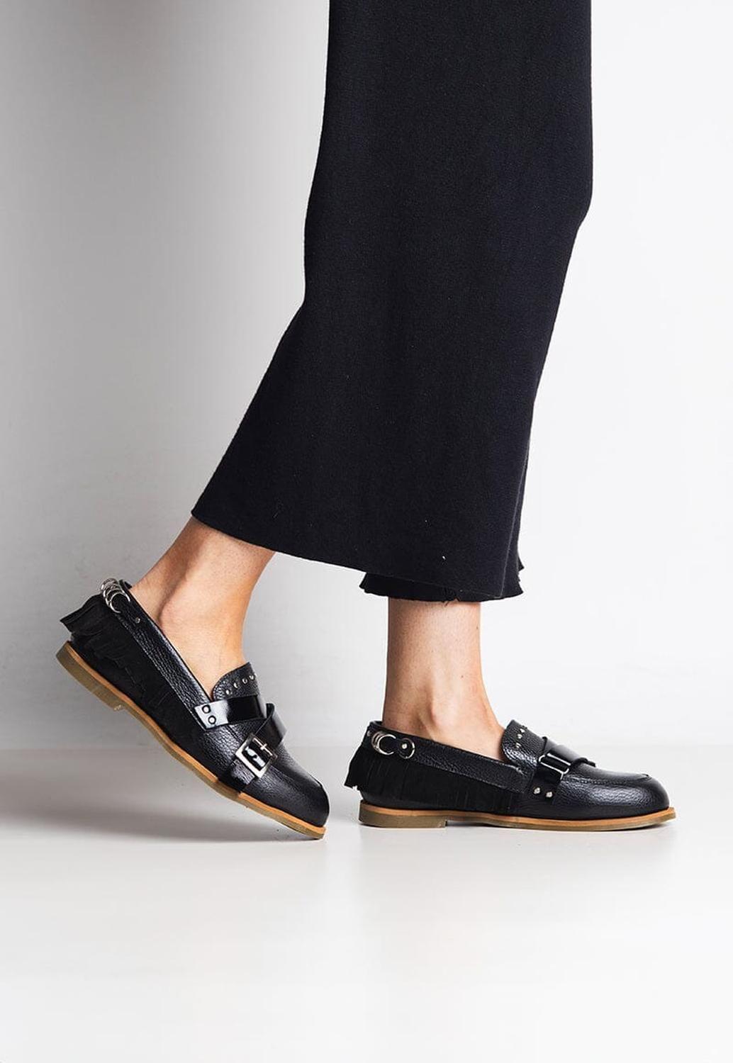 Mocasin Mujer / Fresia Negro-6