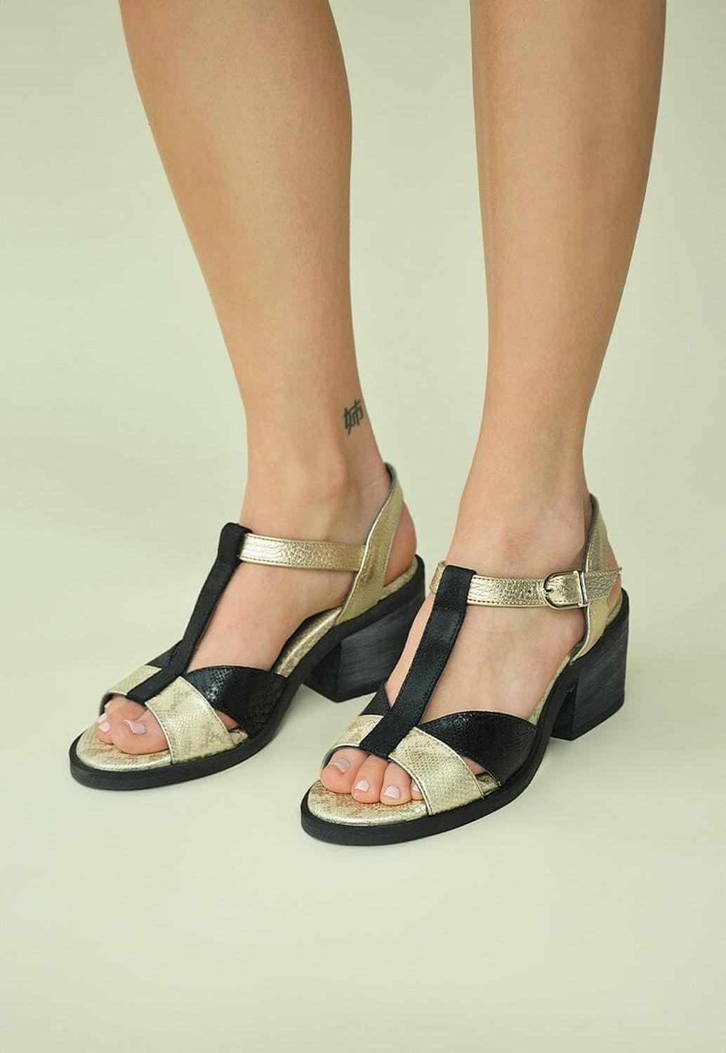 Sandalia Mujer / Sauco Negro Niquel-6