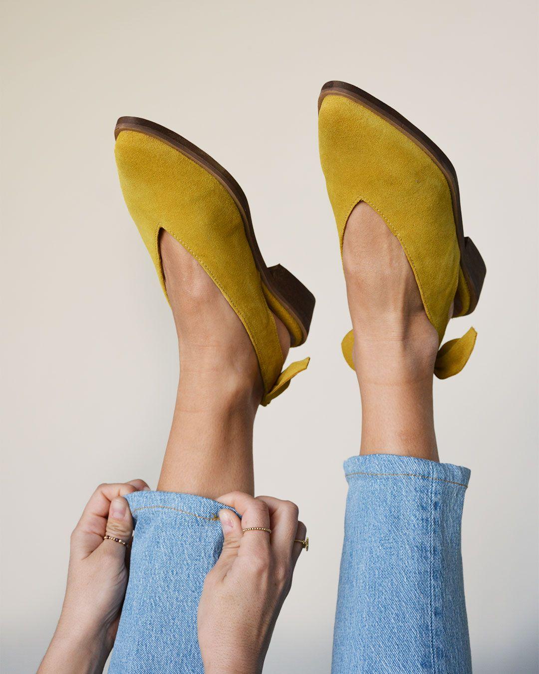 Zapato De Cuero Guindo C2 Mostaza Giani Dafirenze-1