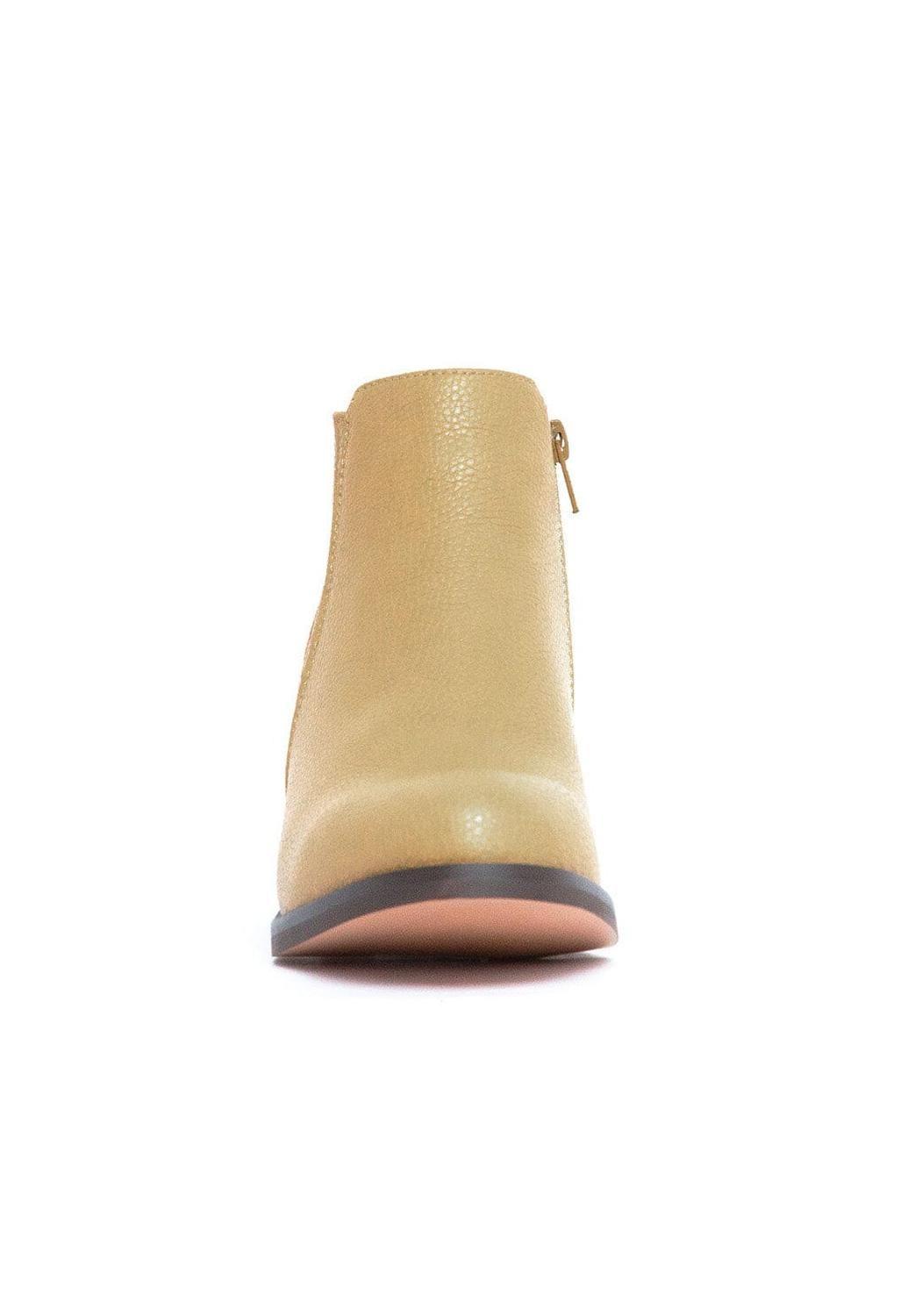 Botines Mujer De Cuero Pinda Camel C12-2