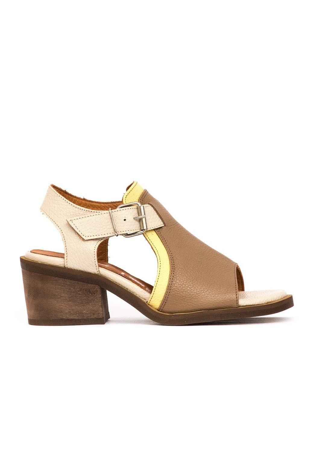 Sandalia Mujer / Guanay Cafe Amarillo-1