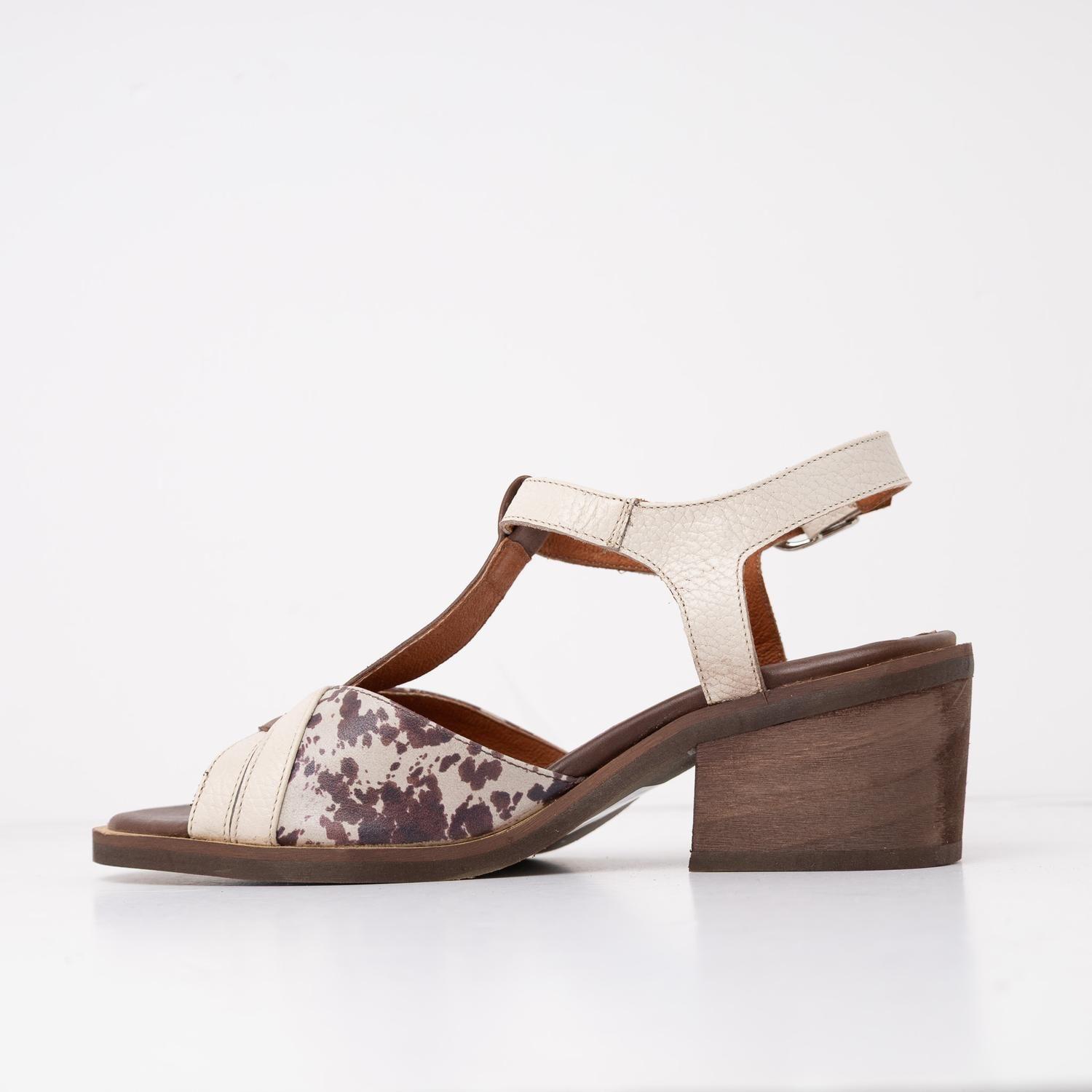 Sandalia Mujer Cuero  Parina Print-2