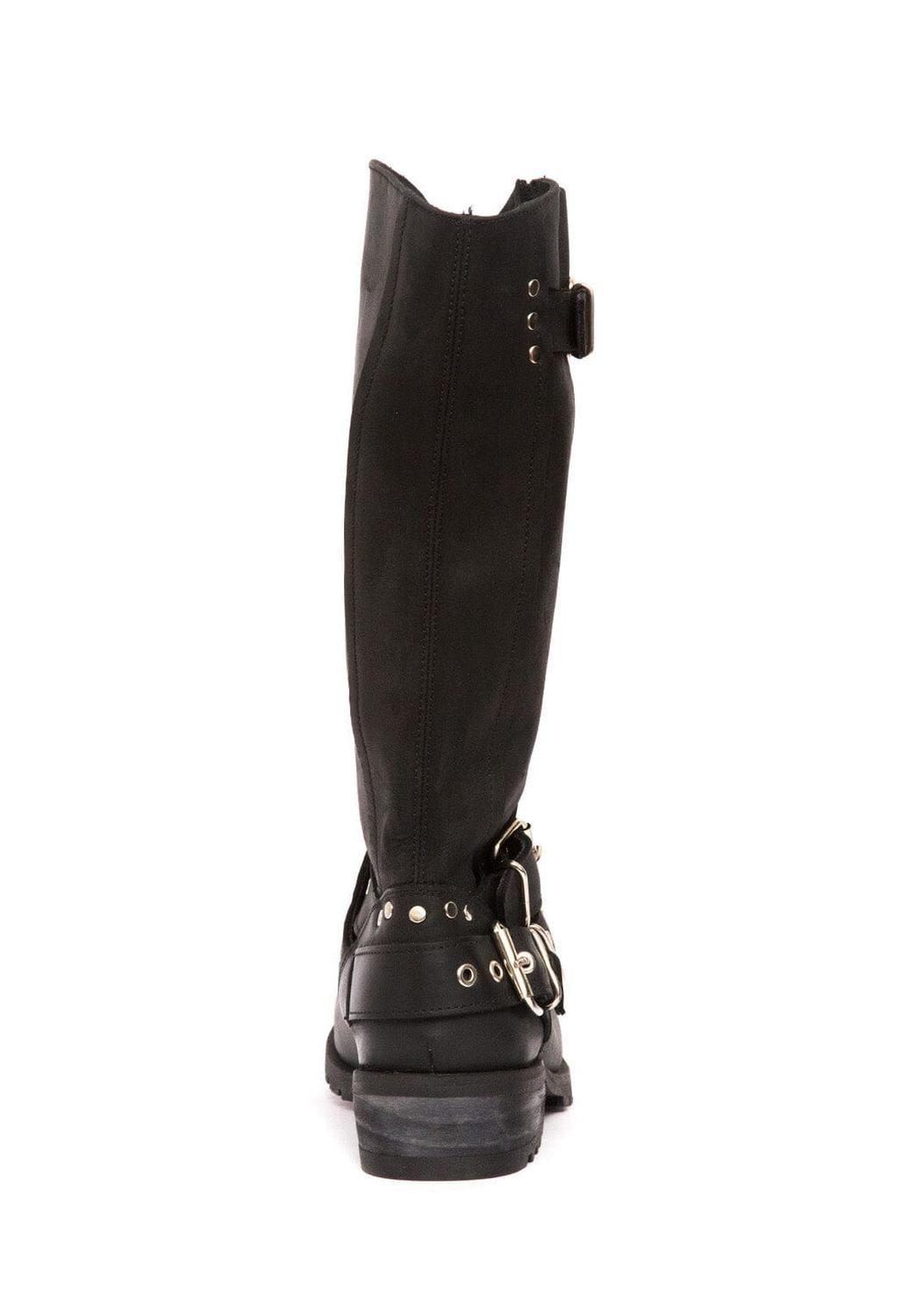 Bota Mujer De Cuero Olivia Negro C2-4