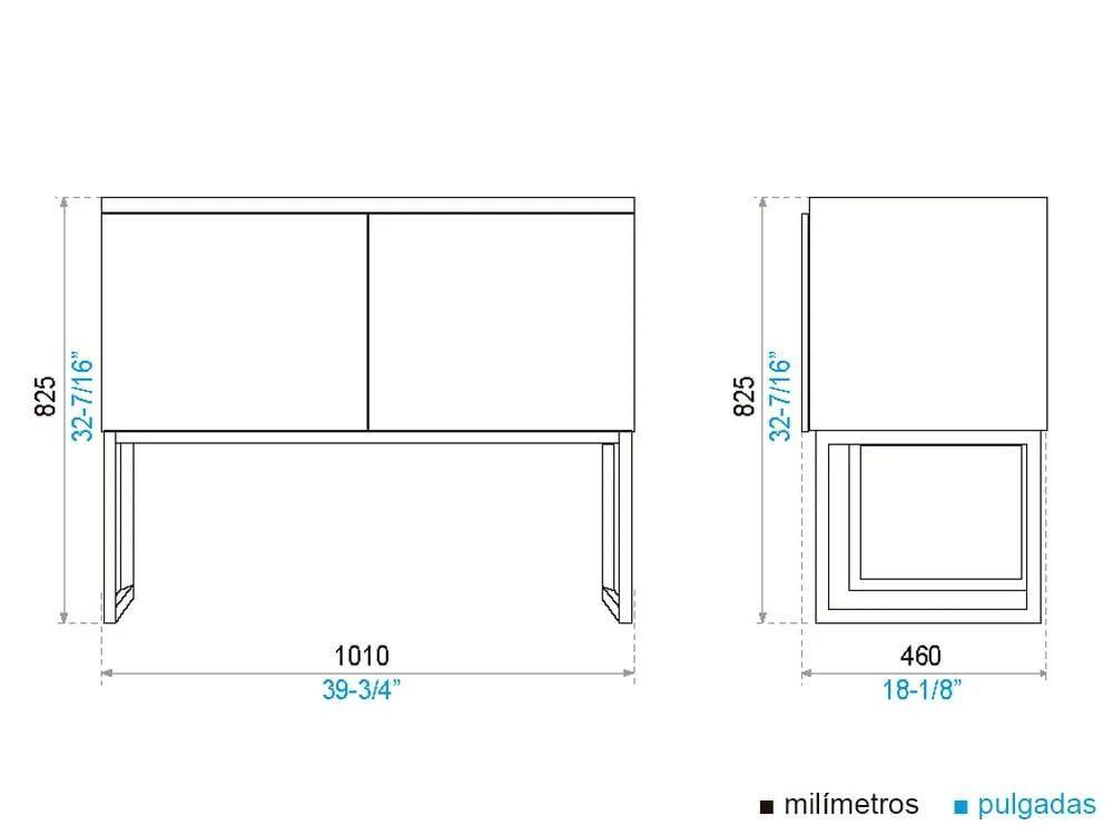 MUEBLE AL PISO HELENA 100 CM ROVERE PLOMO-2