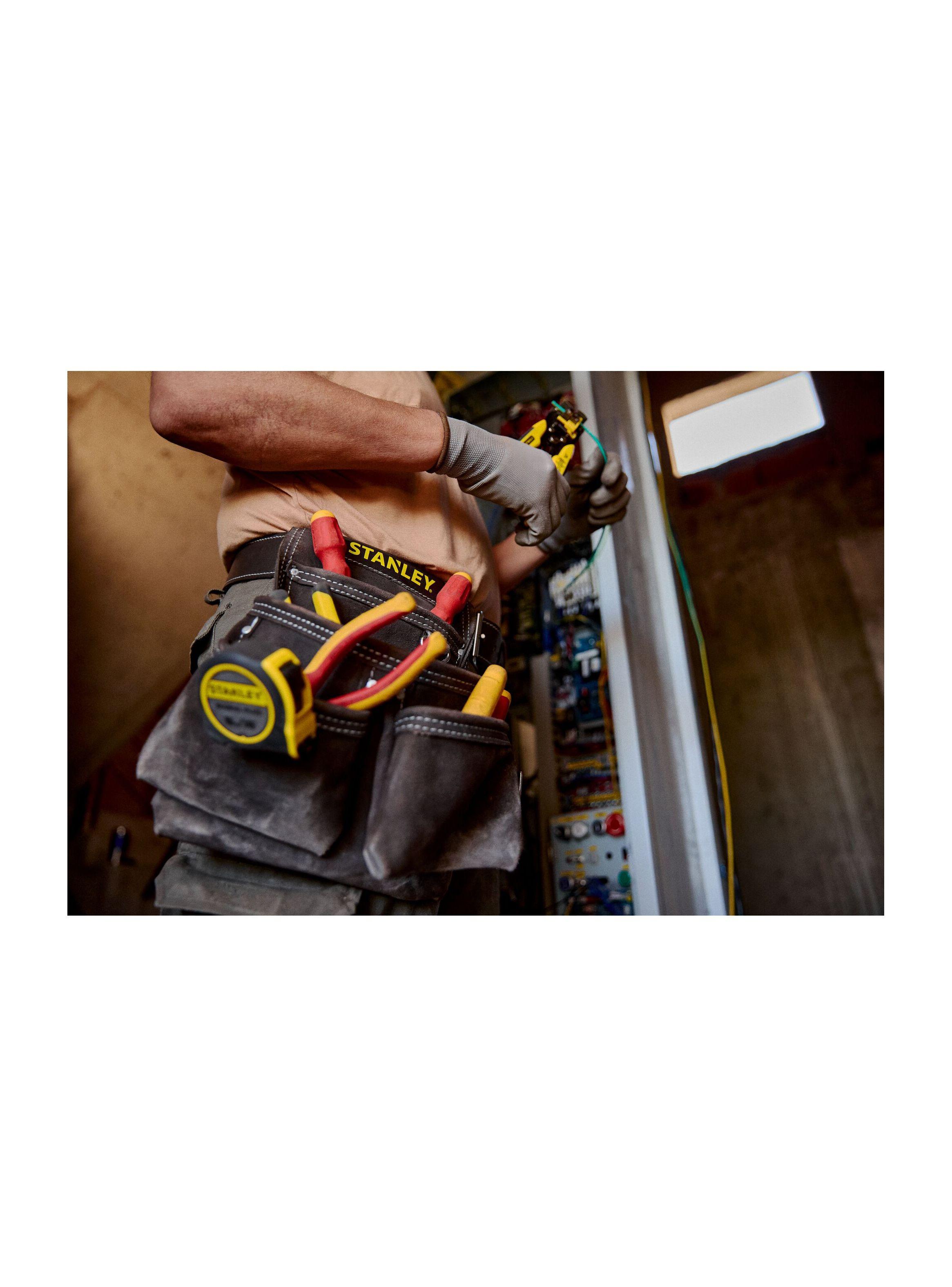 Bolsa porta herramientas cuero STANLEY STST1-80116-3
