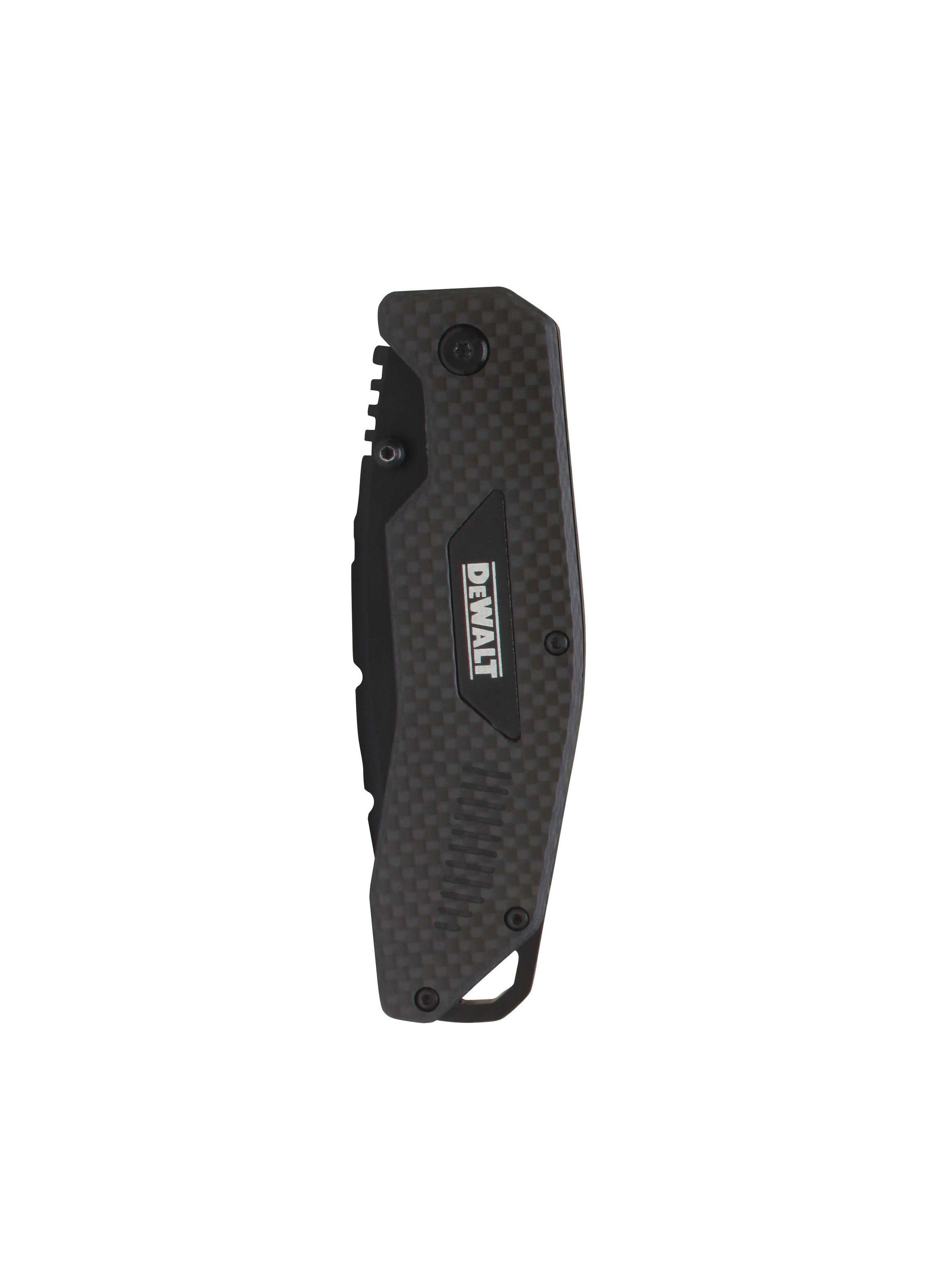 Cuchillo de bolsillo de fibra de carbono DEWALT DWHT10314-2