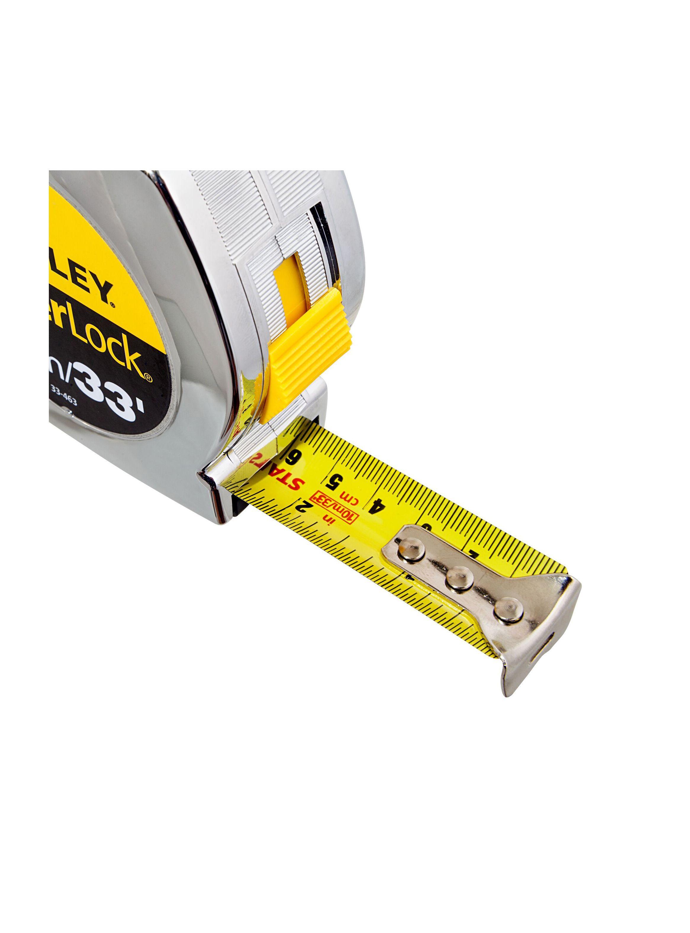 Cinta métrica PowerLock 10m/33' STANLEY 33-463S-4