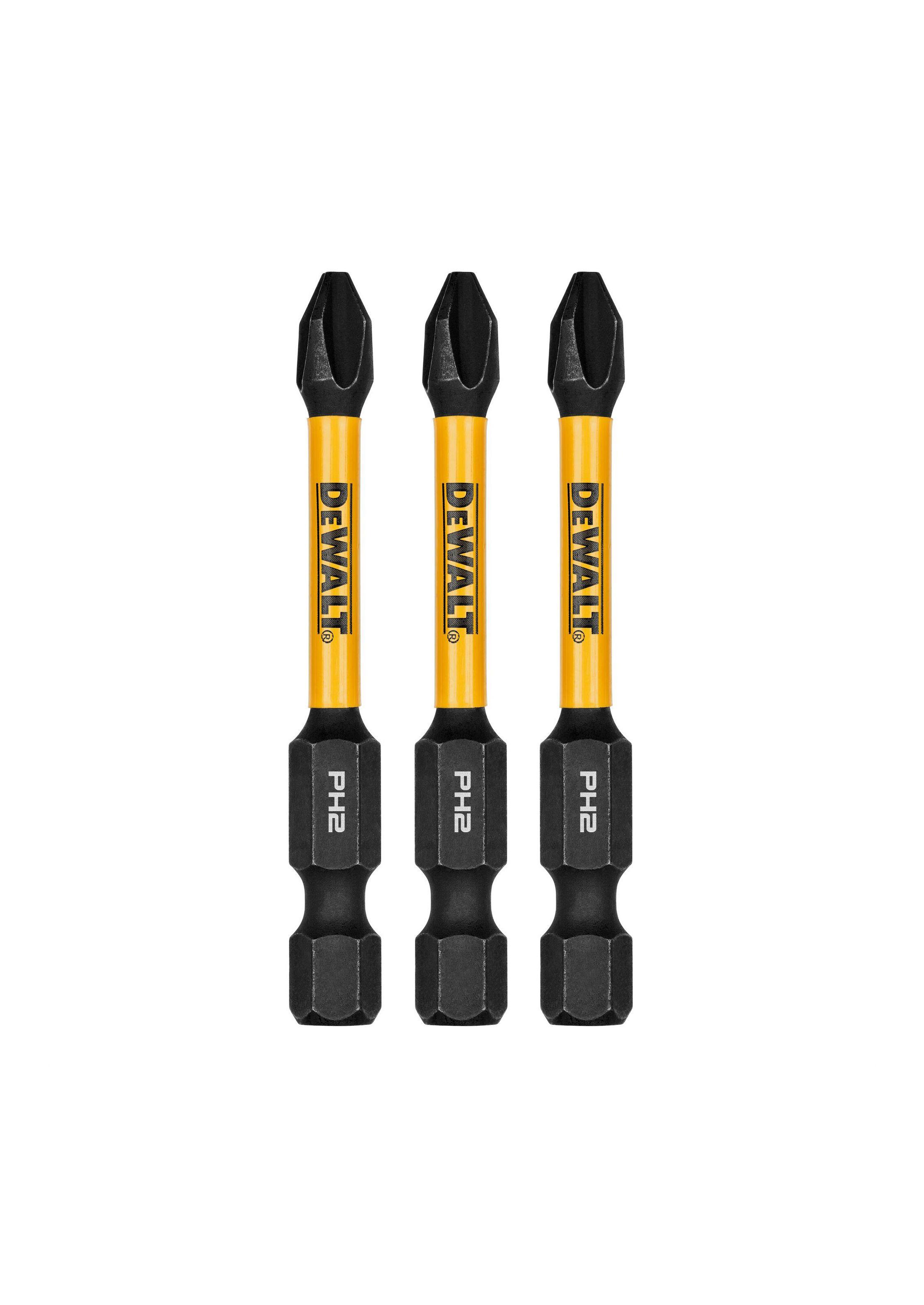 Set 3 puntas Phillips 2-1/4” Flextorq® DEWALT DWAF2PH2IR3-0