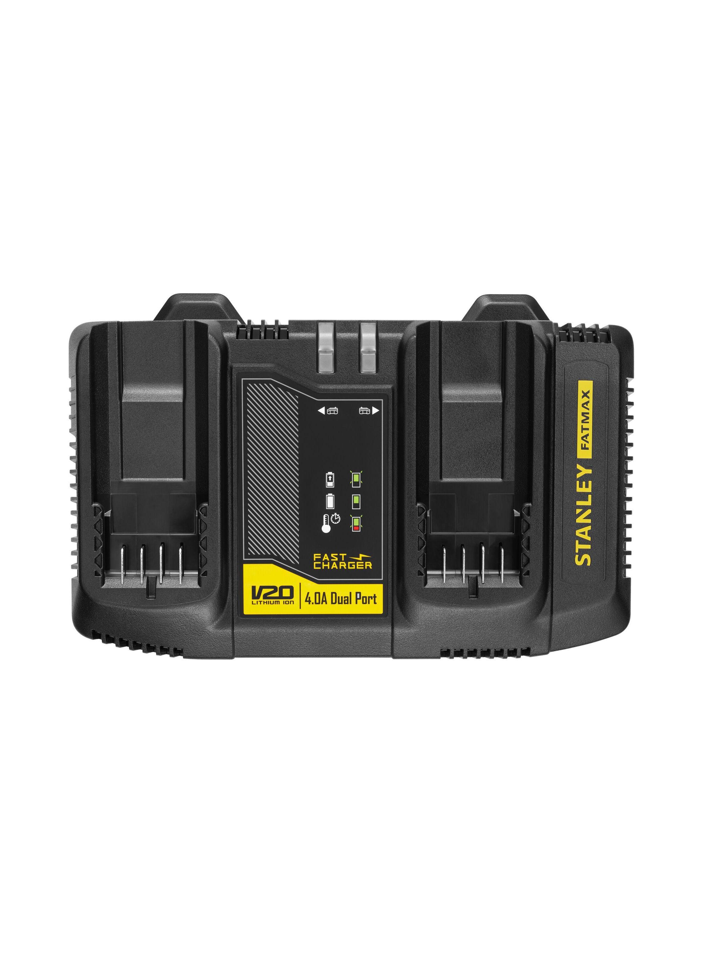 Cargador de doble puerto 20V 4Ah STANLEY SC402-B2-0