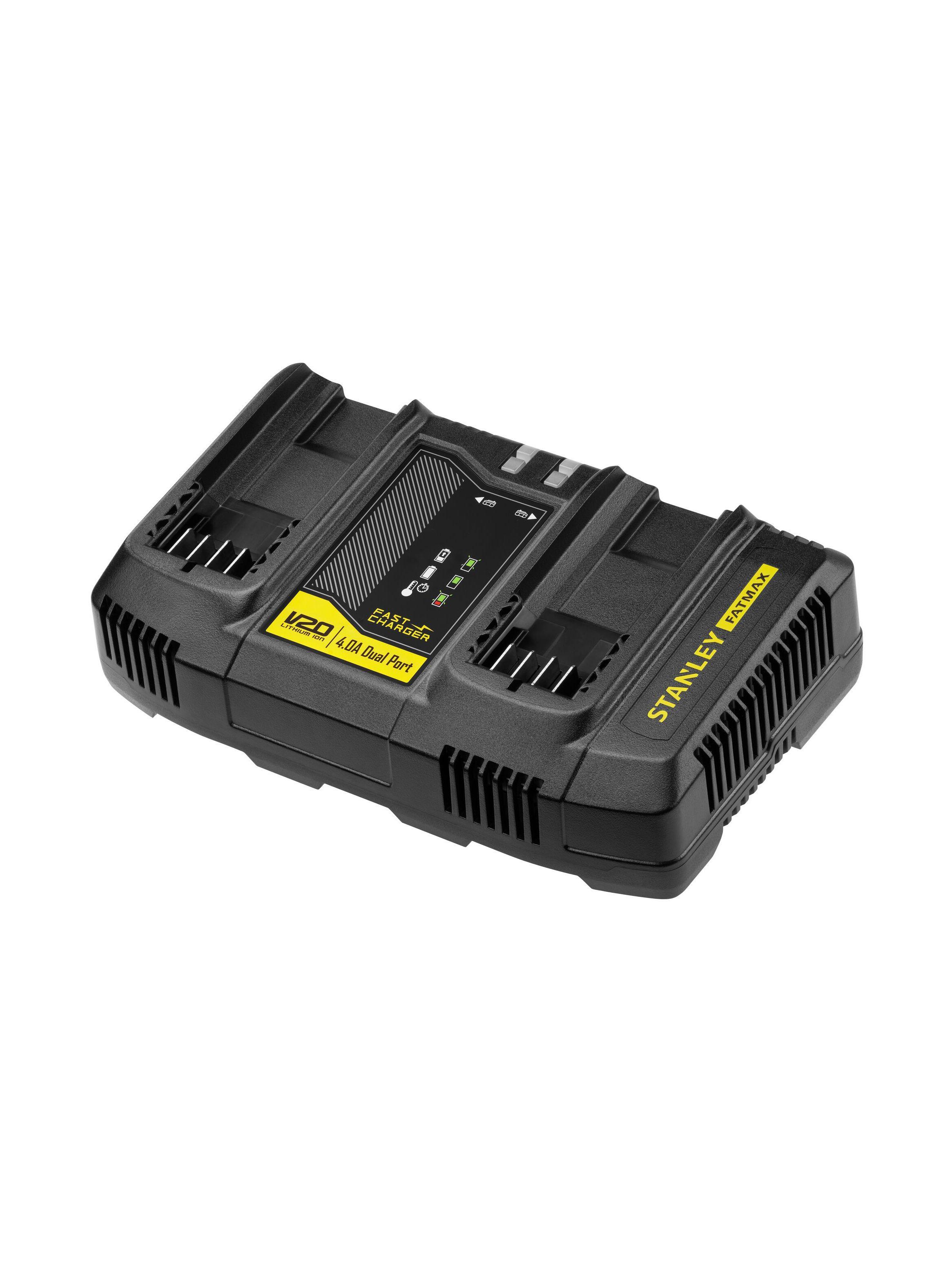 Cargador de doble puerto 20V 4Ah STANLEY SC402-B2-1