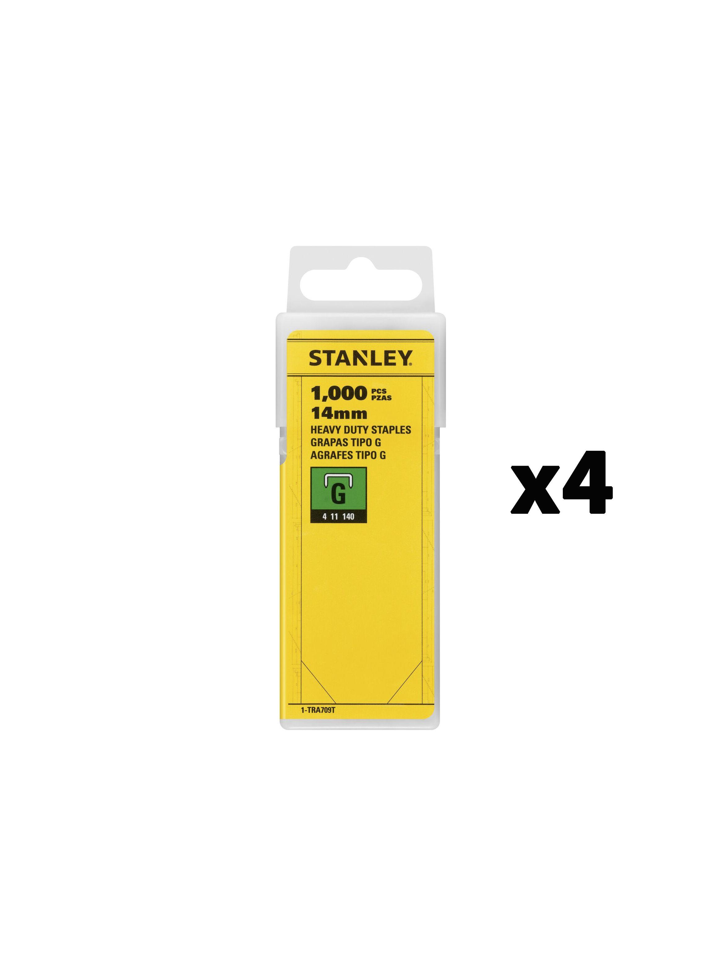4 displey de 1000 grapas 9/16” para trabajo pesado STANLEY-0