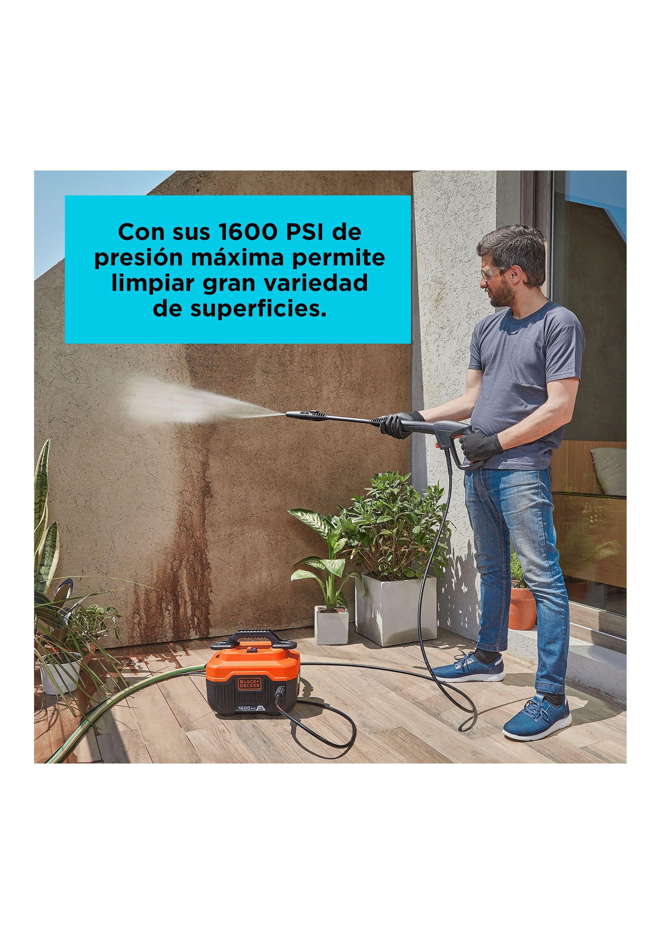 Hidrolavadora 1600psi BLACK+DECKER BEPW1600H-B2C-4
