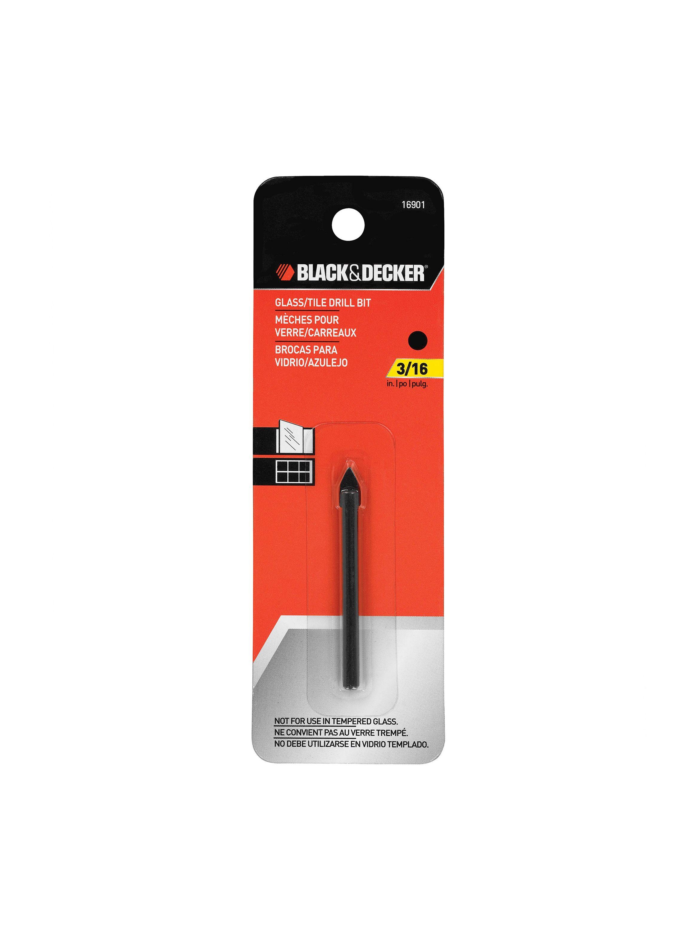 Broca para Cerámica/Vidrio 5mm BLACK+DECKER 16901 S-1