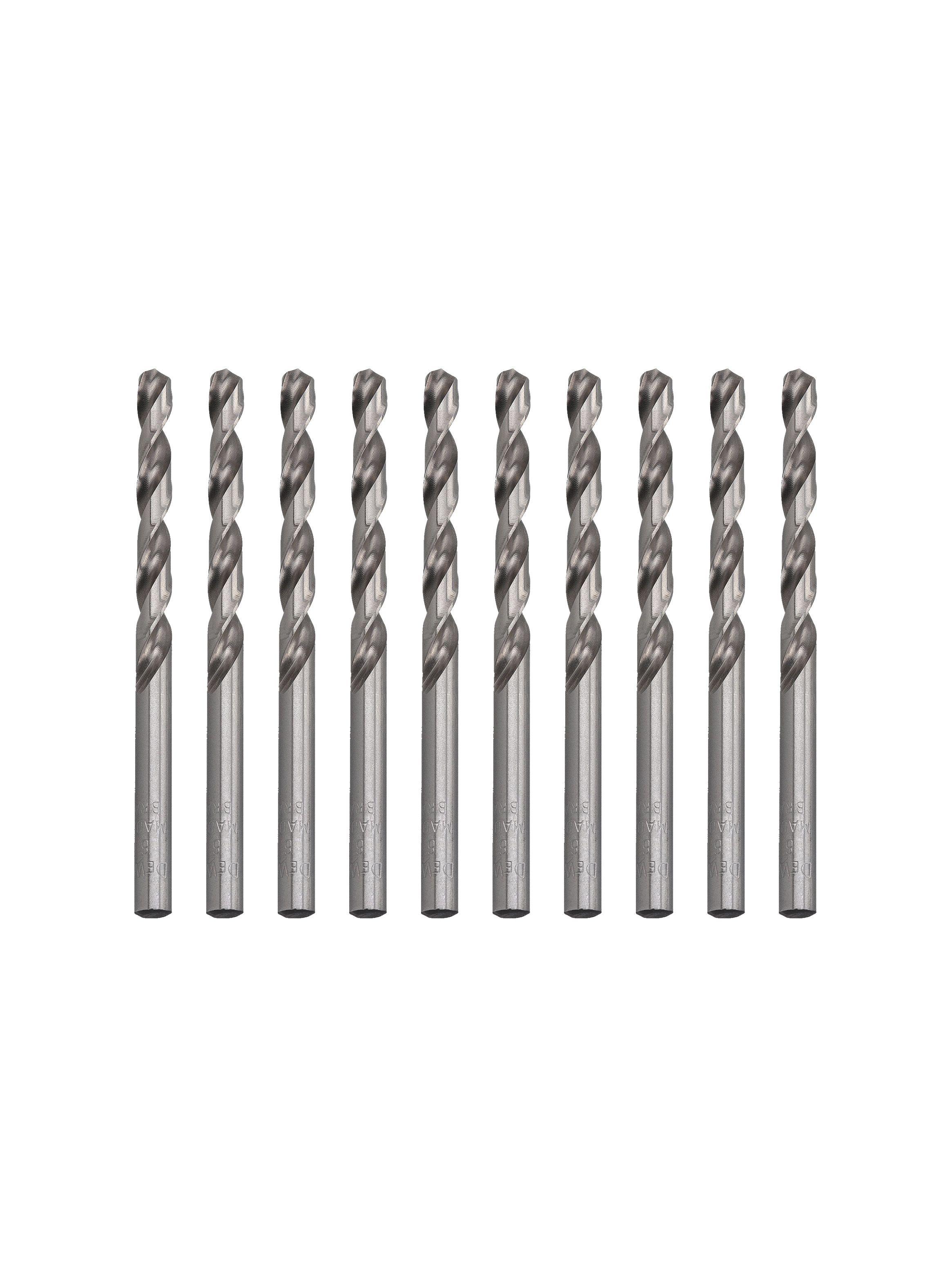Set 10 brocas de acero rápido (HSS) 6.25mm DEWALT DWA28625-0
