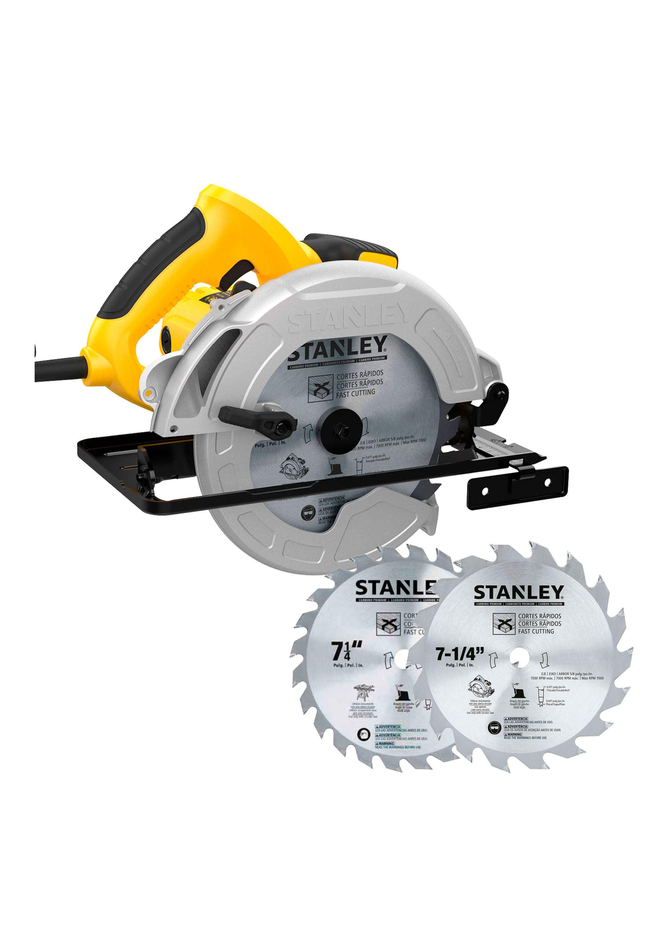 Sierra Circular 1600W + 2 Disco sierra 7-1/4”-0