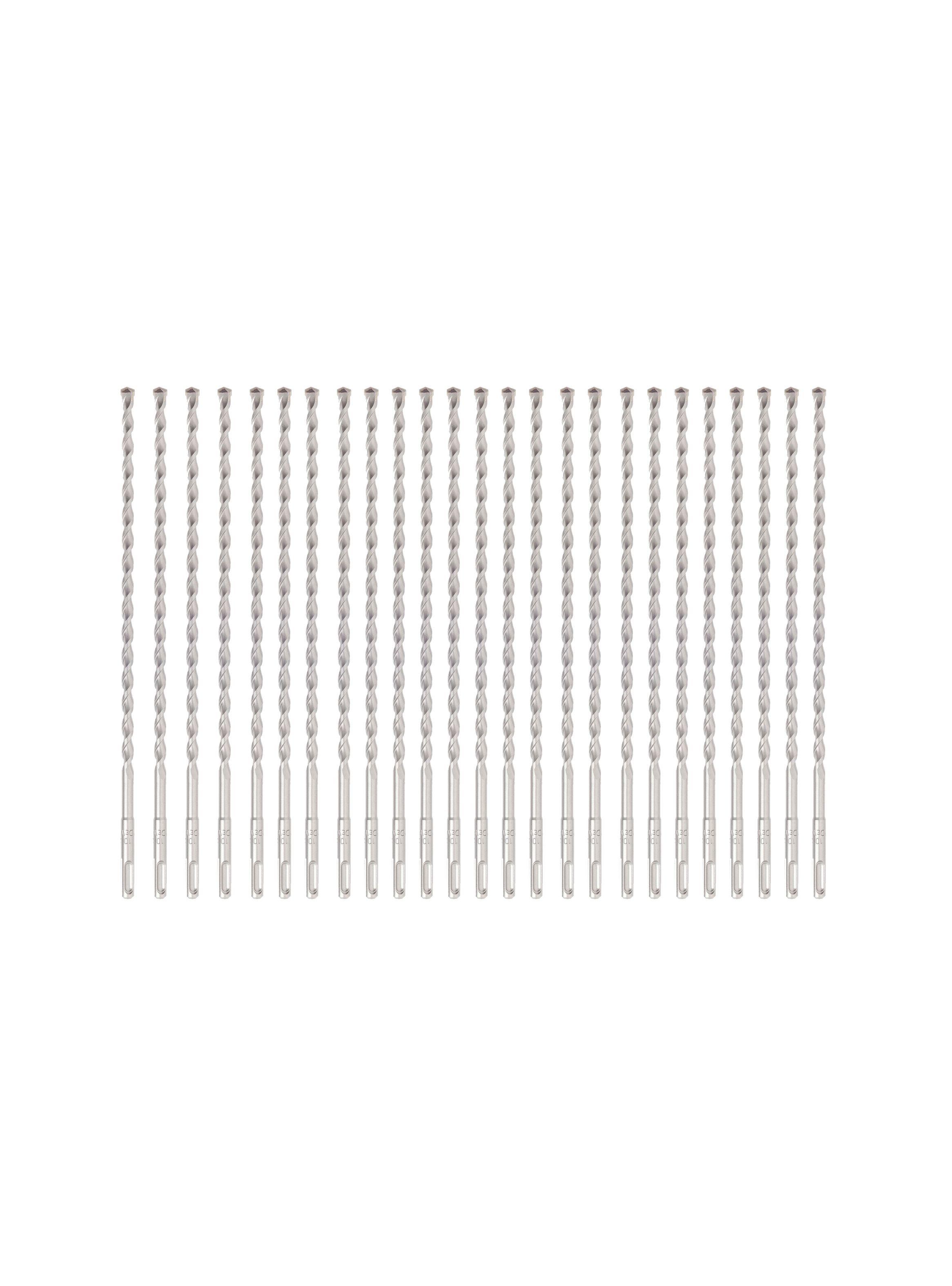 Set 25 brocas SDS PLUS 10x145x210mm DEWALT DW00710-0