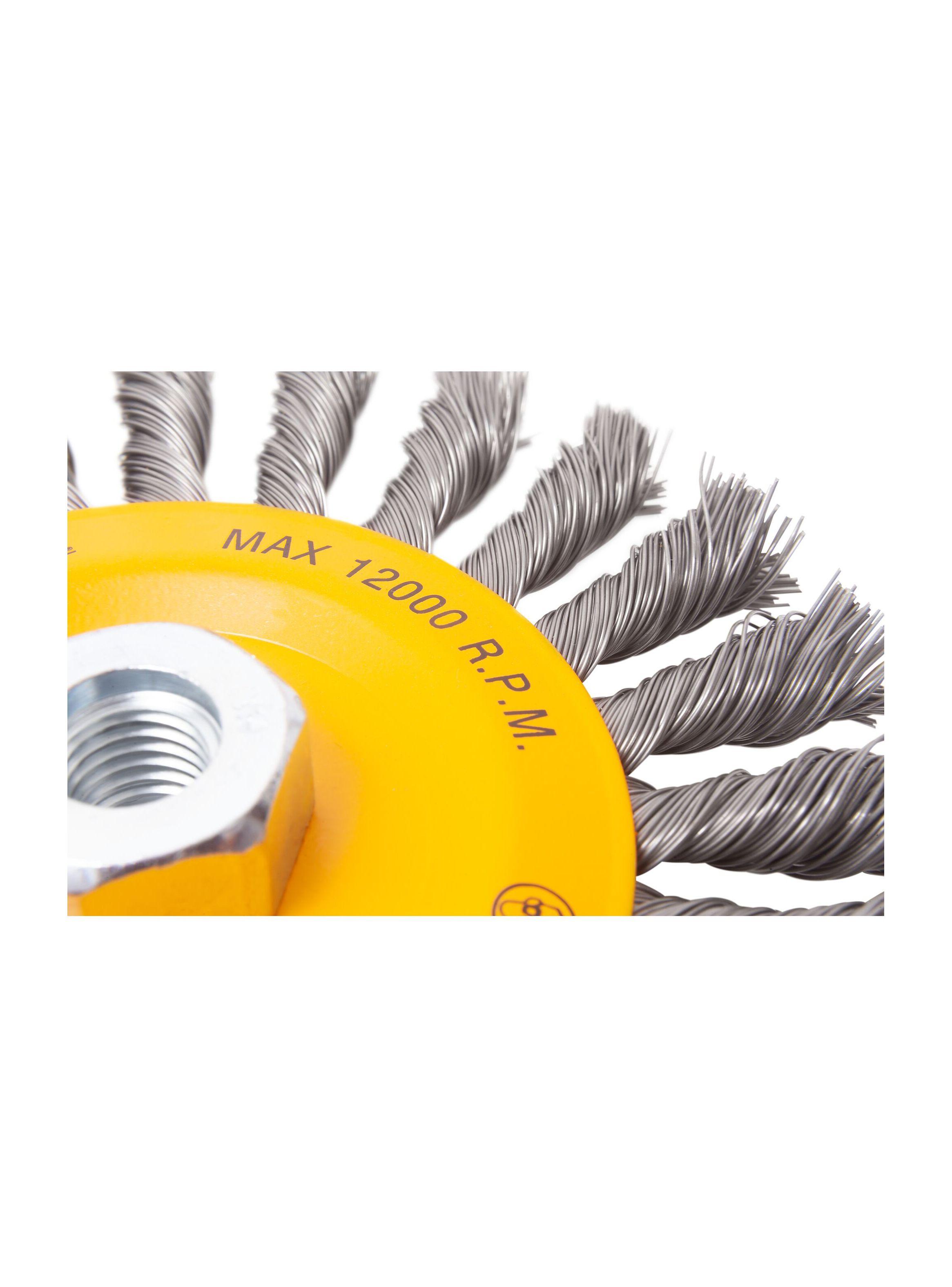 Cepillo de rueda trenzada 6” DEWALT DW4937M-1