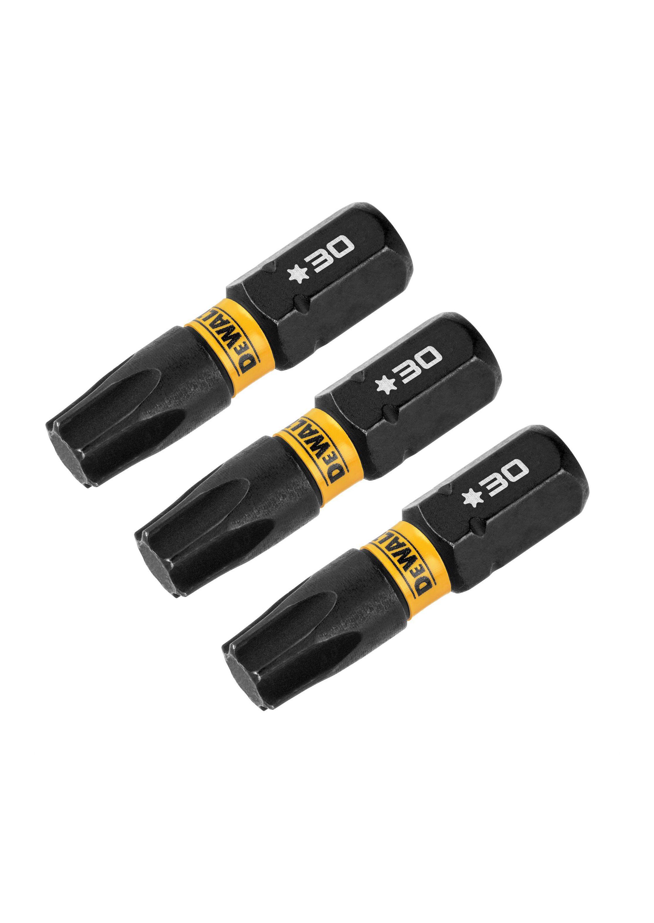 Set 3 puntas 1" T30 FLEXTORQ DEWALT DWAF1TX30IR3-1