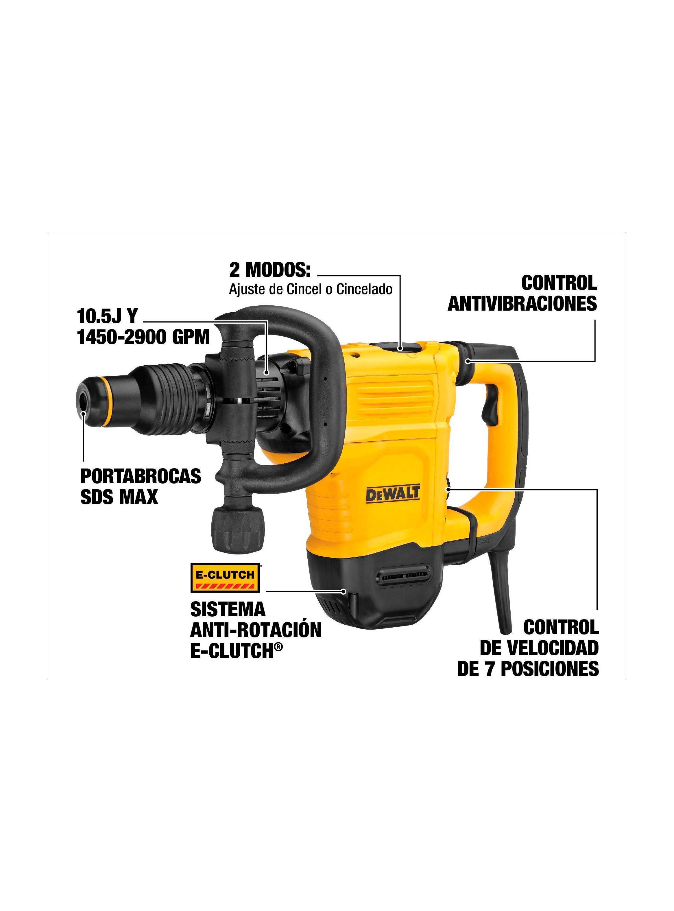 Martillo demoledor SDS MAX 1350W DEWALT D25832K-B2-2