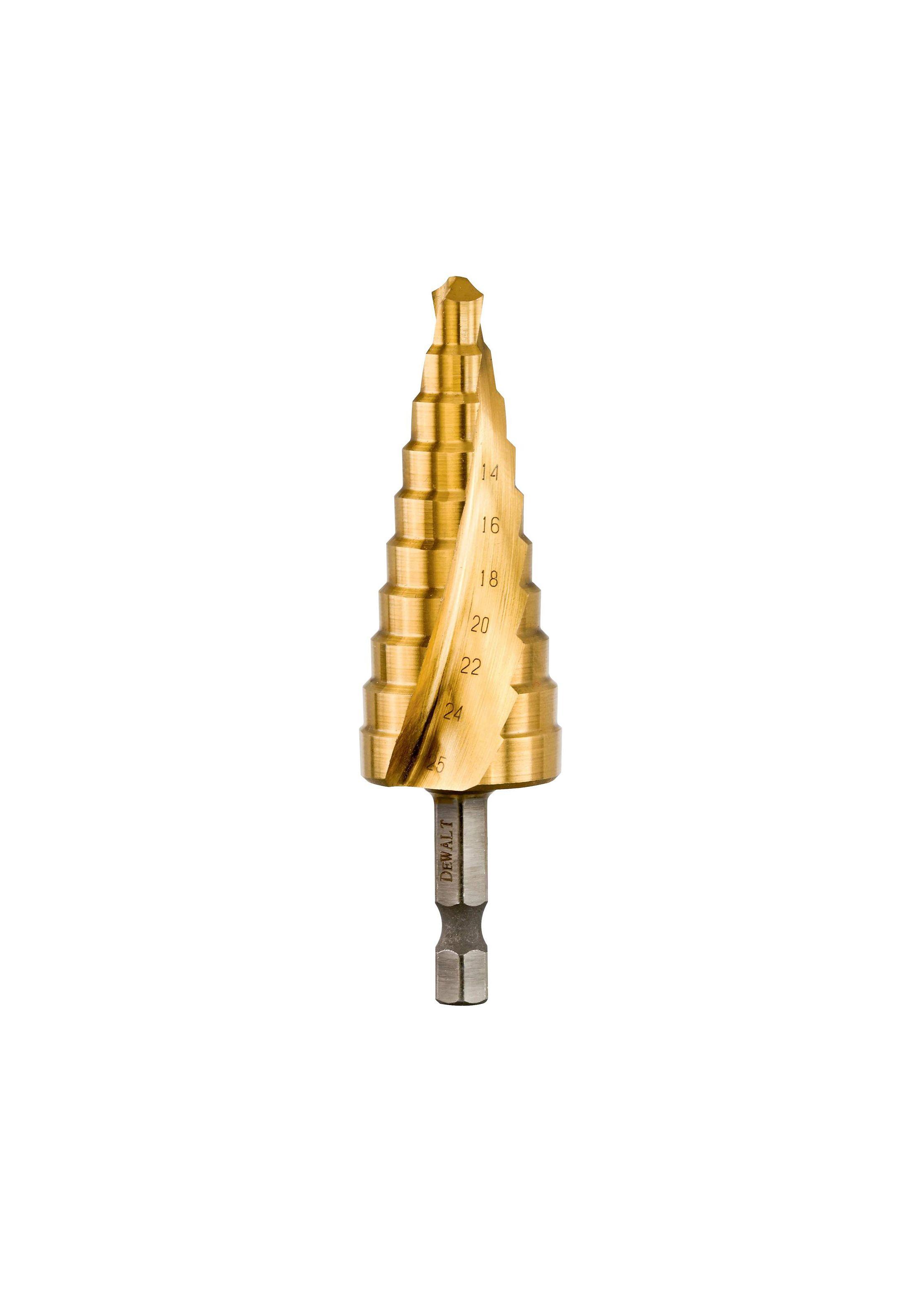 Broca escalonada 14-16-18-20-22-24-25mm DEWALT DT5030-QZ-1