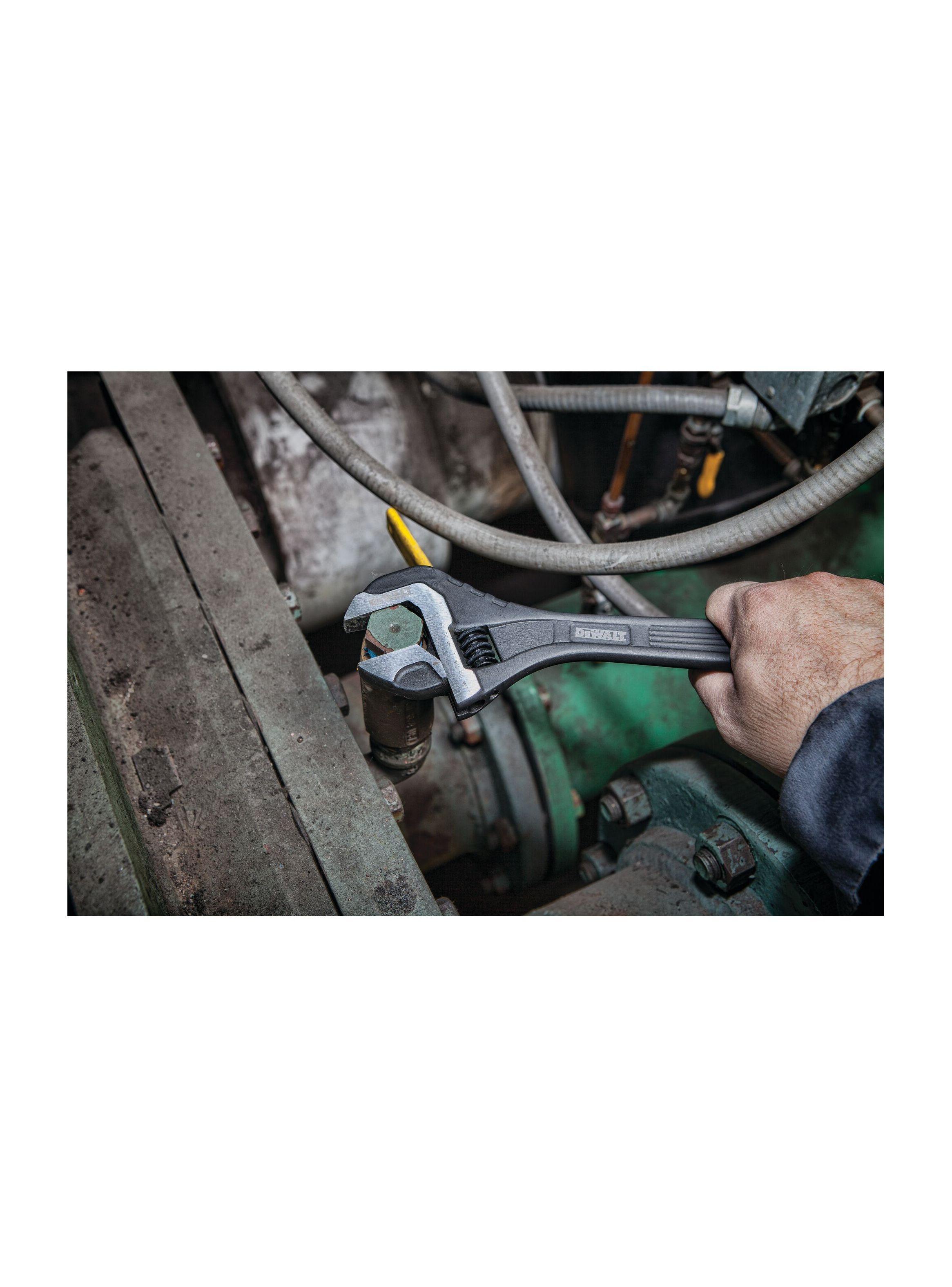 Llave inglesa ajustable de acero 12” DEWALT DWHT80269-0-4