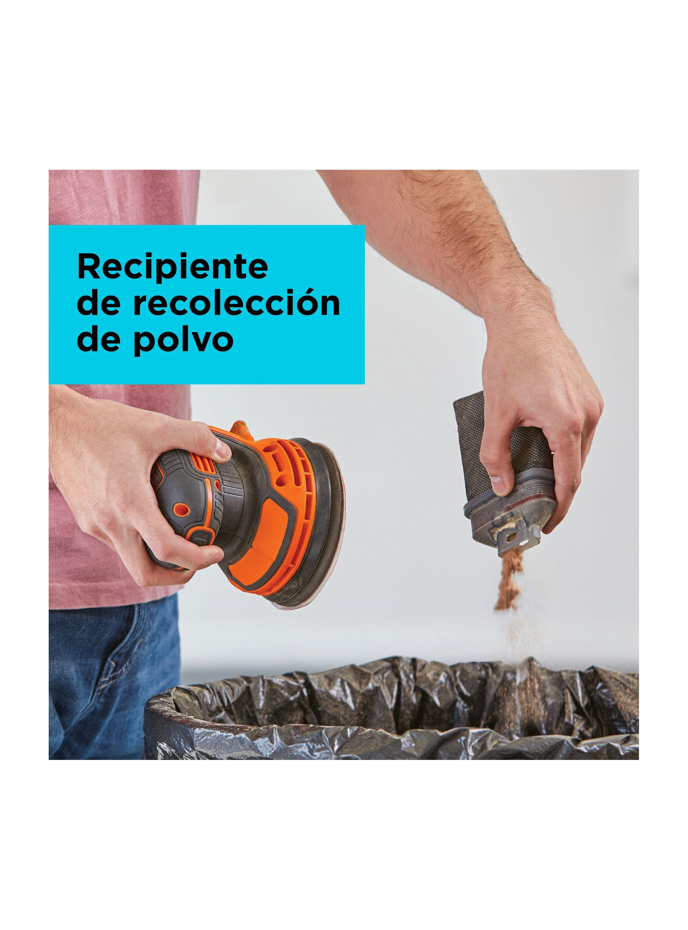 Lijadora Rotorbital 20V BLACK+DECKER BDCRO20C-B2C-3