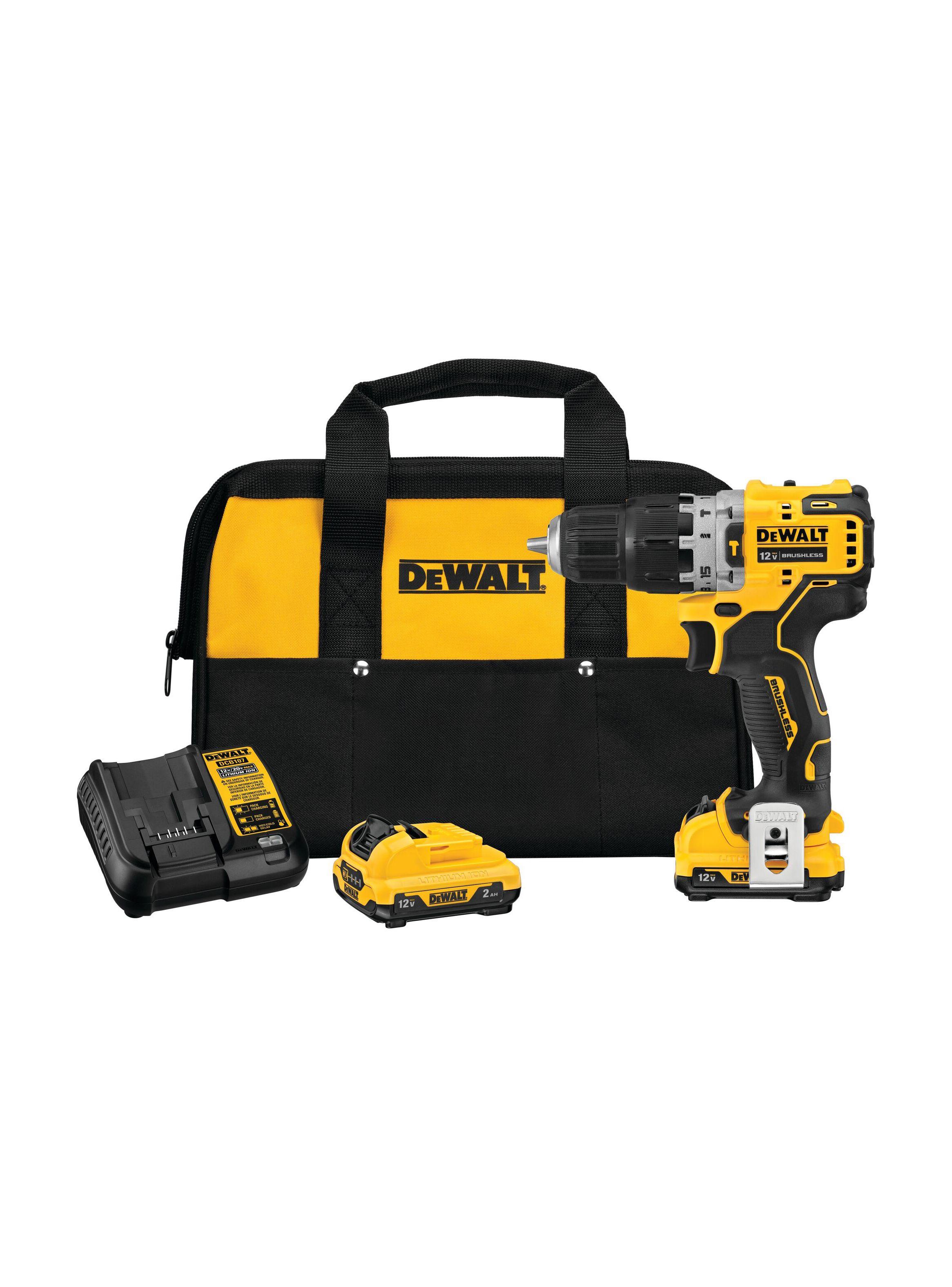 Kit Taladro percutor 3/8" DEWALT DCD706F2-B2-0