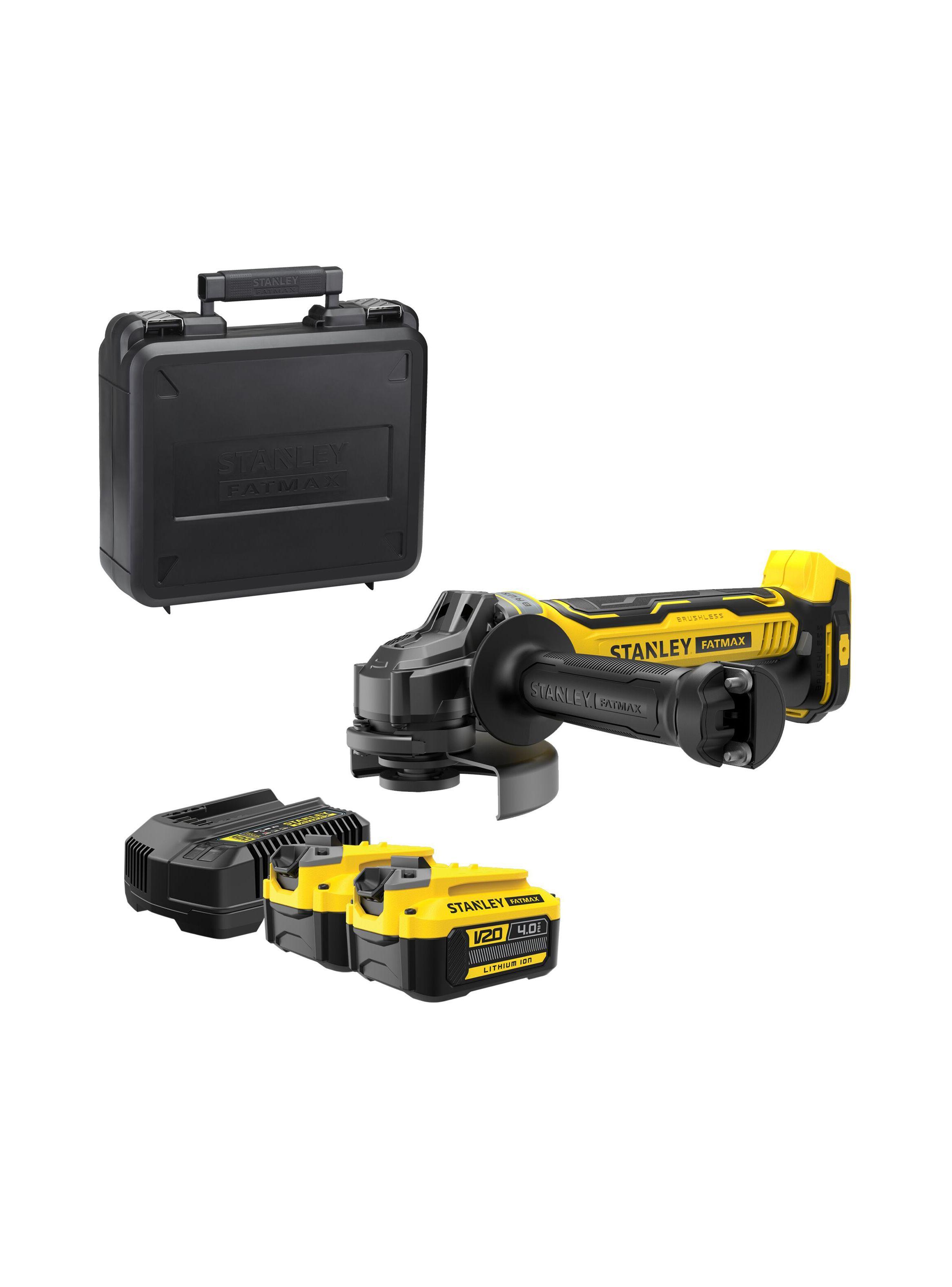 Kit esmeril angular 4-1/2” y 5” 20V STANLEY SBG700M2K-B2-0