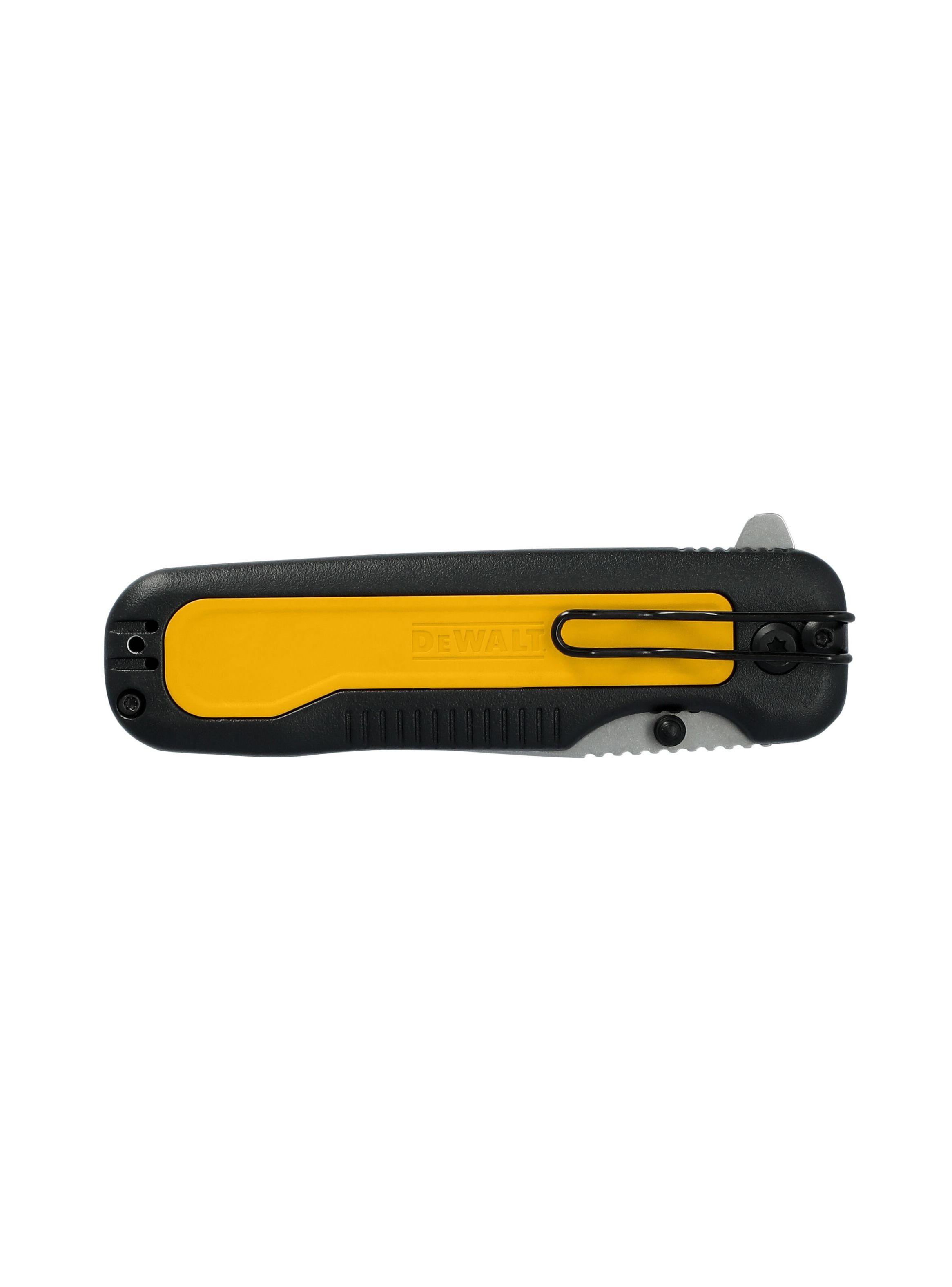 Navaja de bolsillo con dientes de sierra DEWALT DWHT10994-3