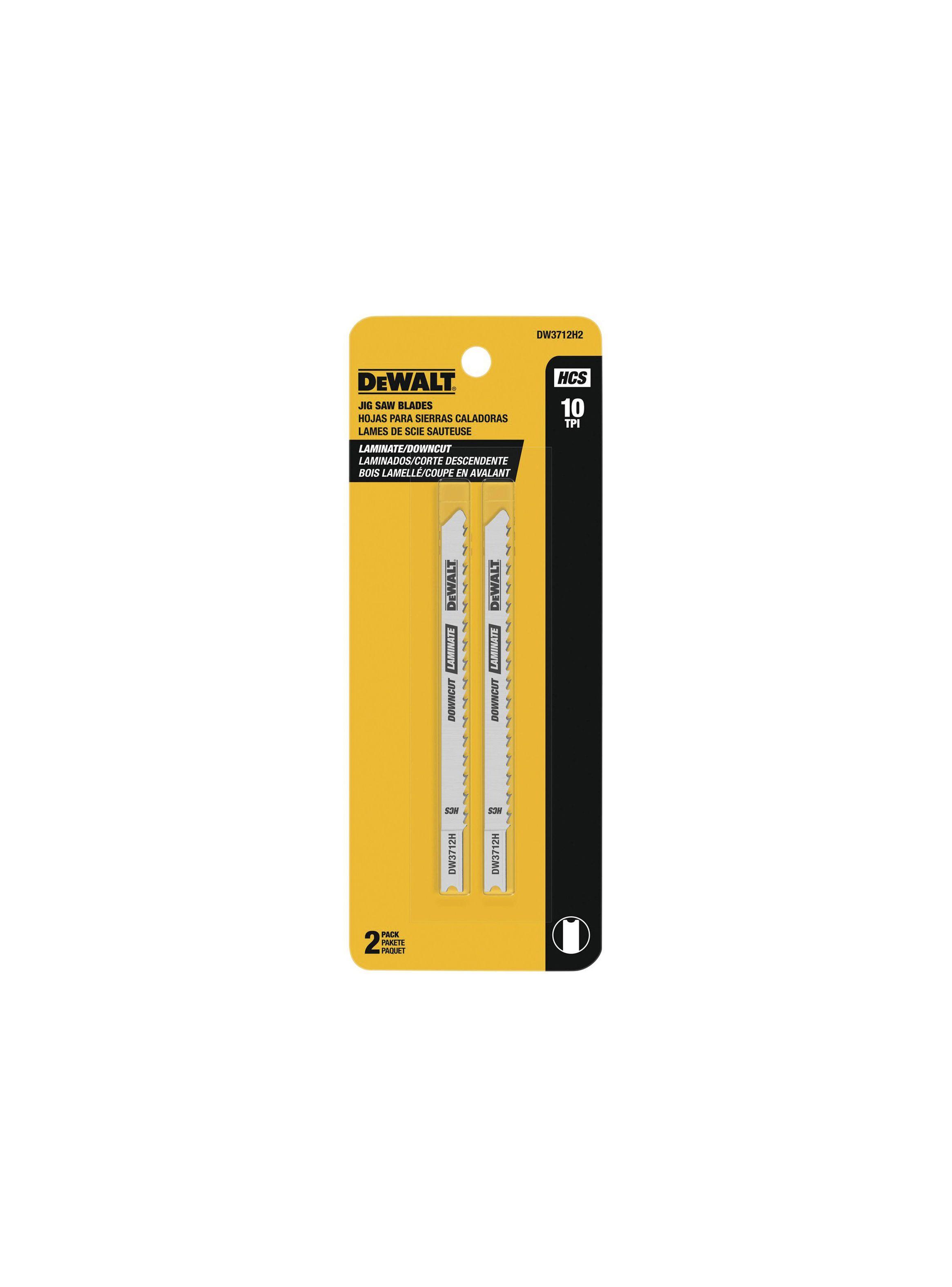 Set 2 hojas sierra caladora 4” 10TPI DEWALT DW3712H2-0