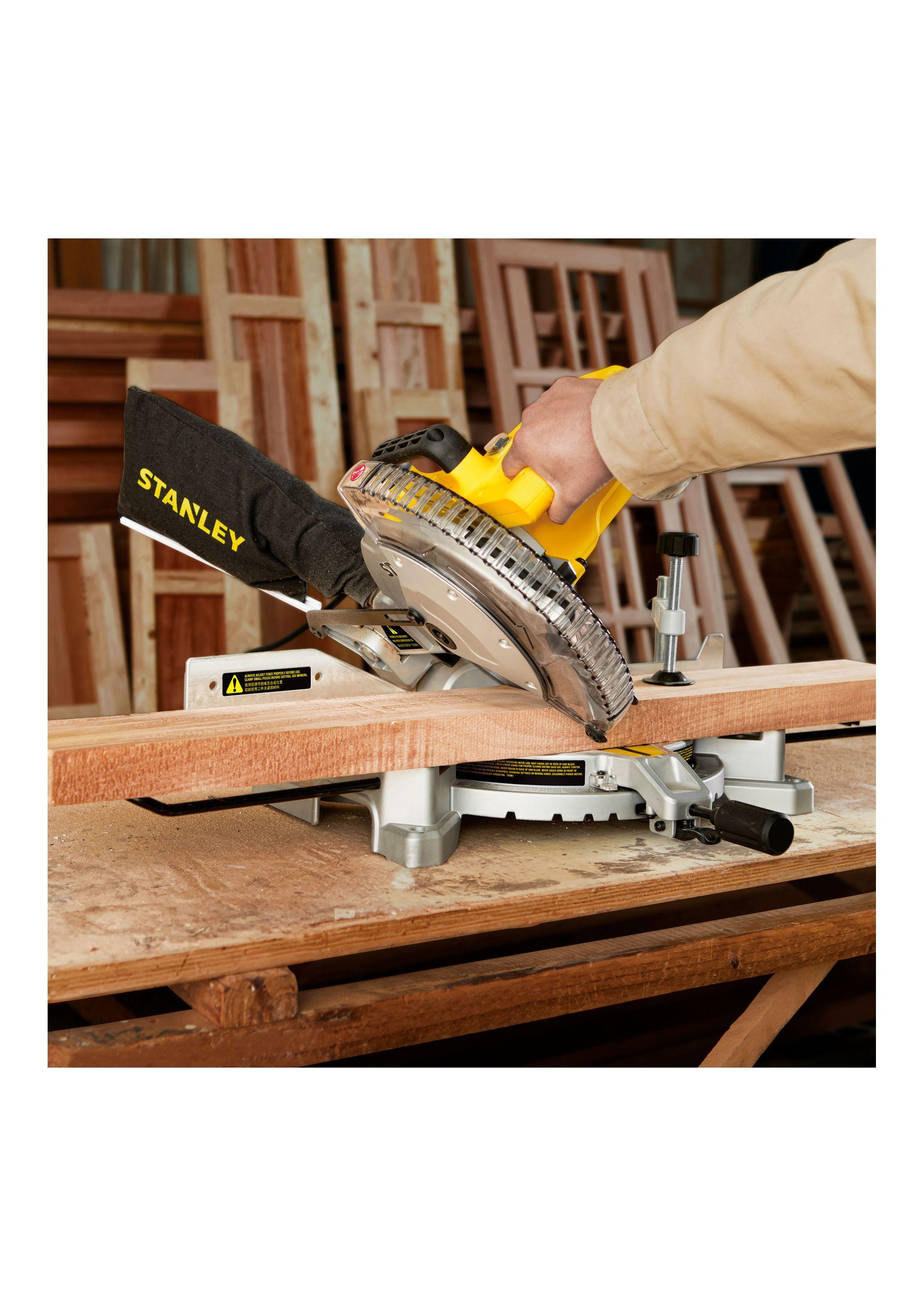 Sierra Ingleteadora 10" 1650W + Sierra Circular 1600W STANLEY-4